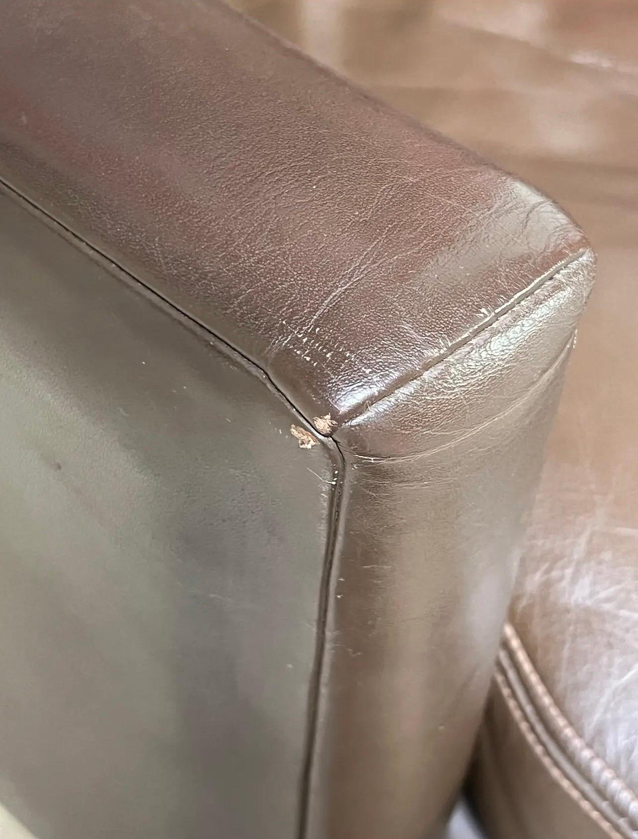 1970s Mueller Leather Executive Desk Chair For Sale 7