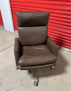 1970s Mueller Leather Executive Desk Chair