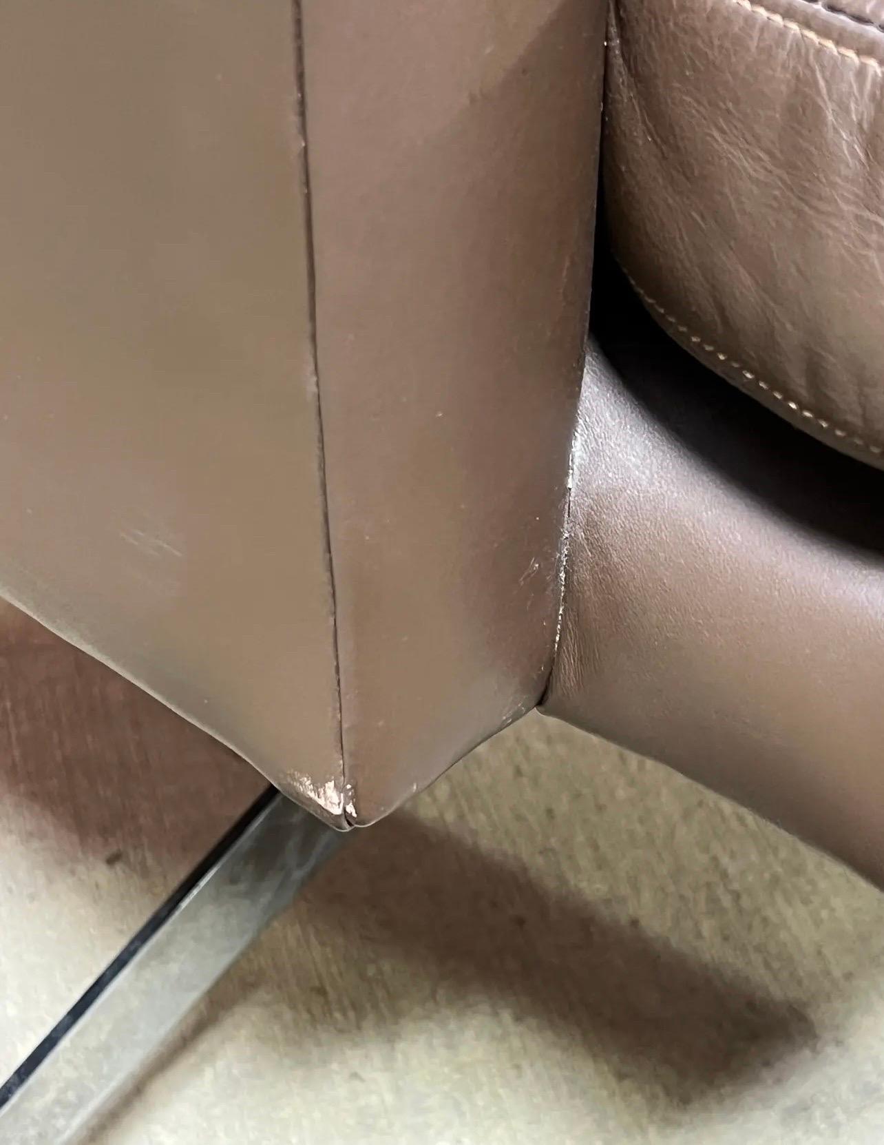 1970s Mueller Leather Executive Desk Chair For Sale 2