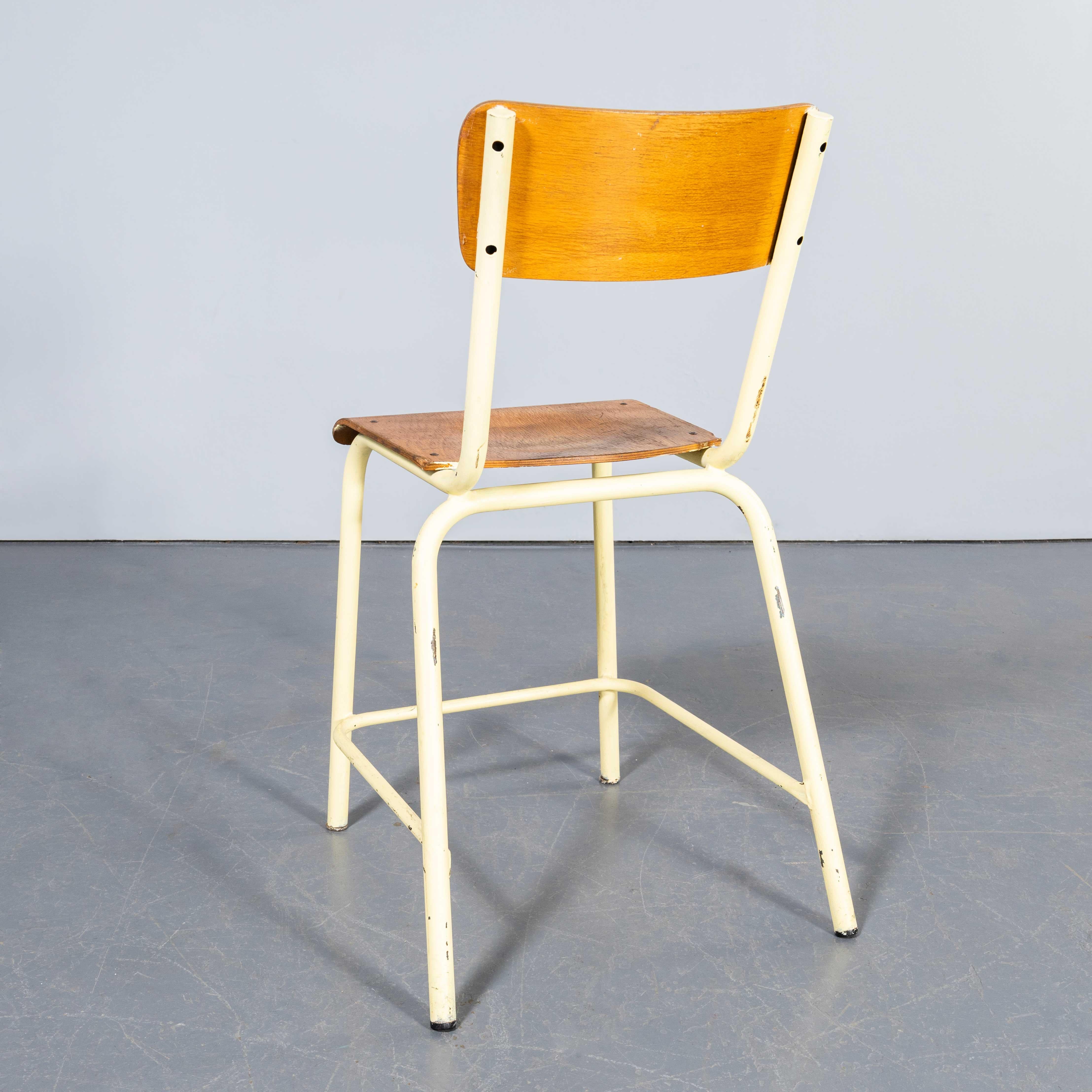 1970's Mullca High Laboratory Yellow Dining Chairs - Bar Stools - Set Of Three 1