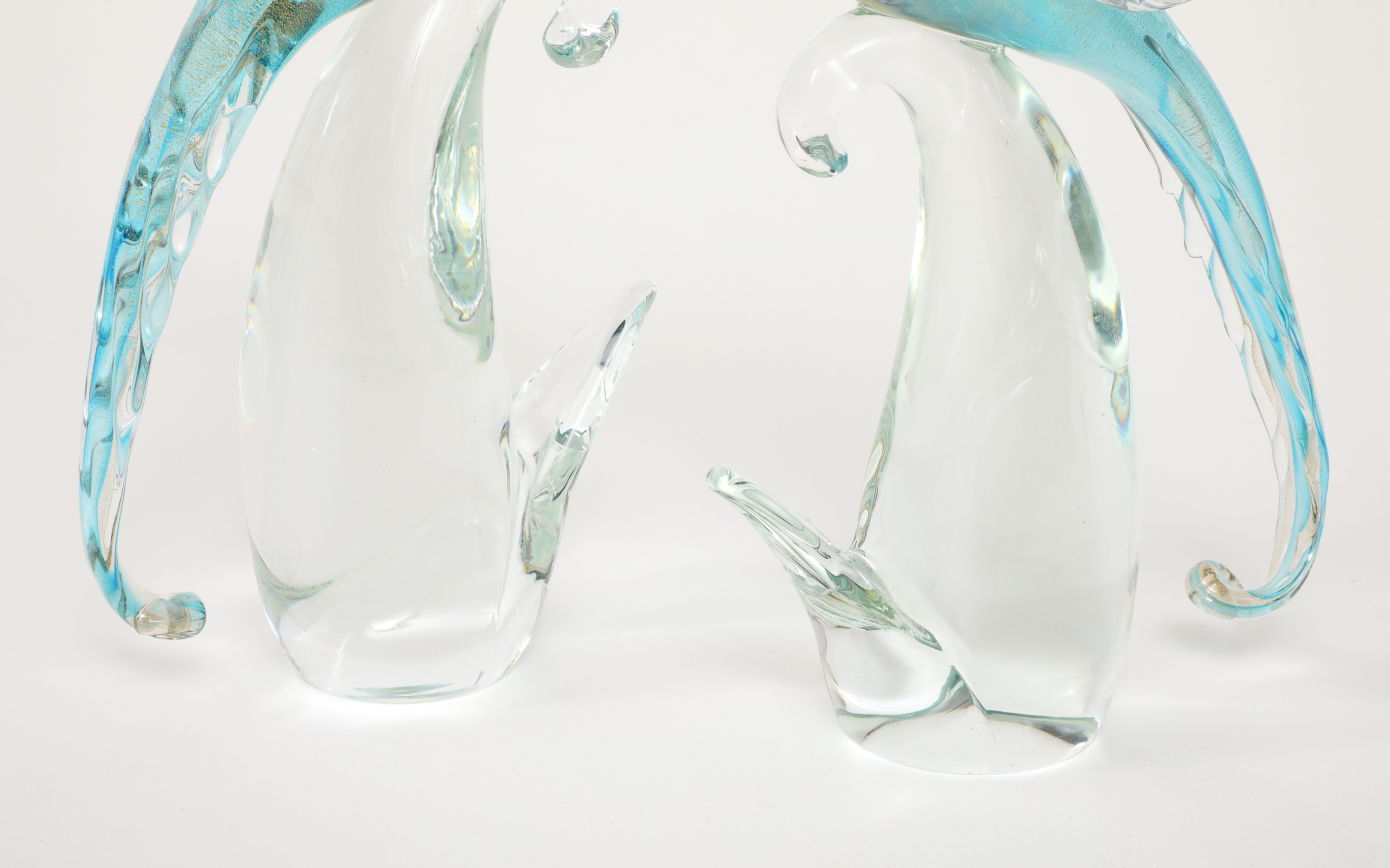 1970's Murano Glass Birds Sculptures 4