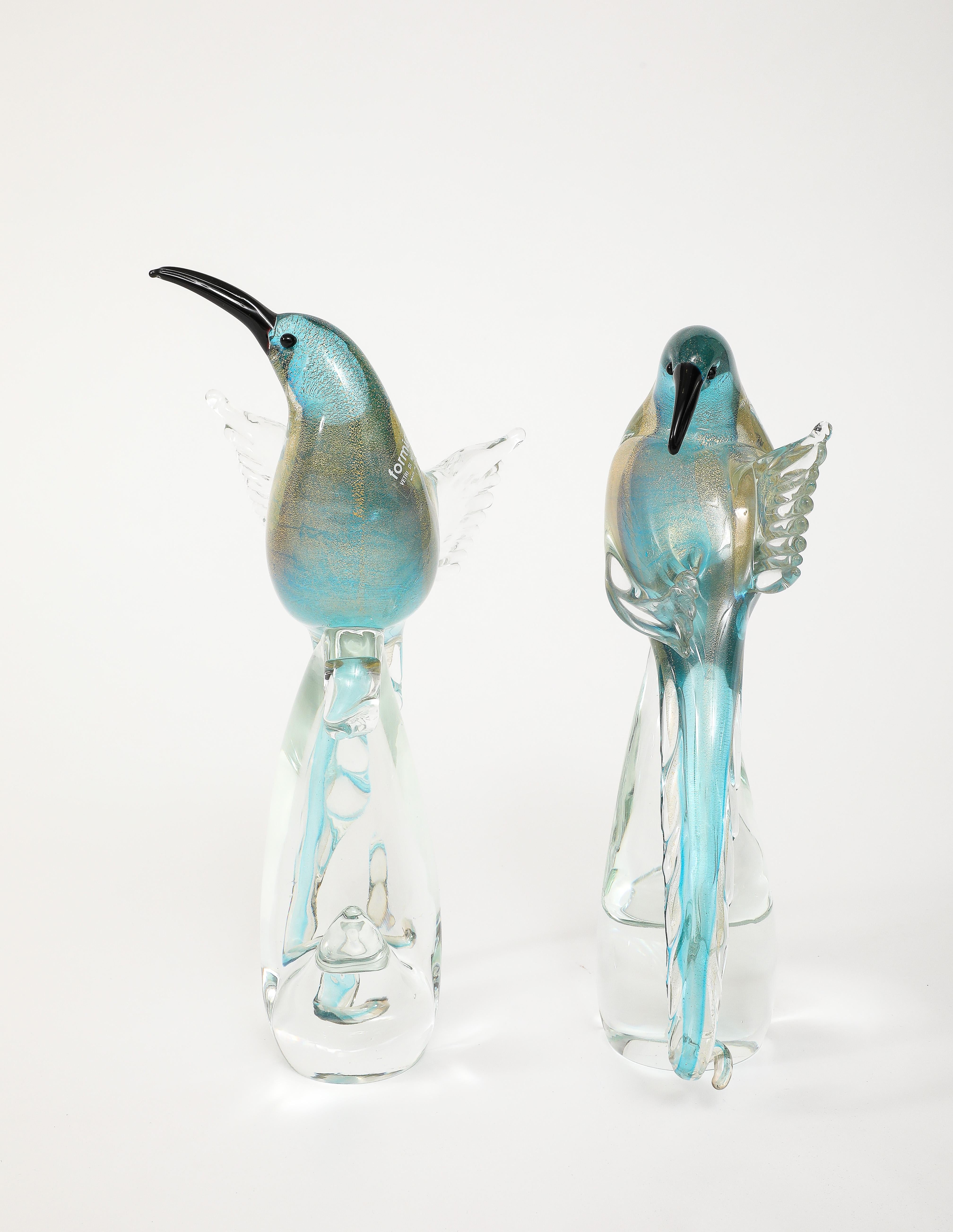 1970's Murano Glass Birds Sculptures 9