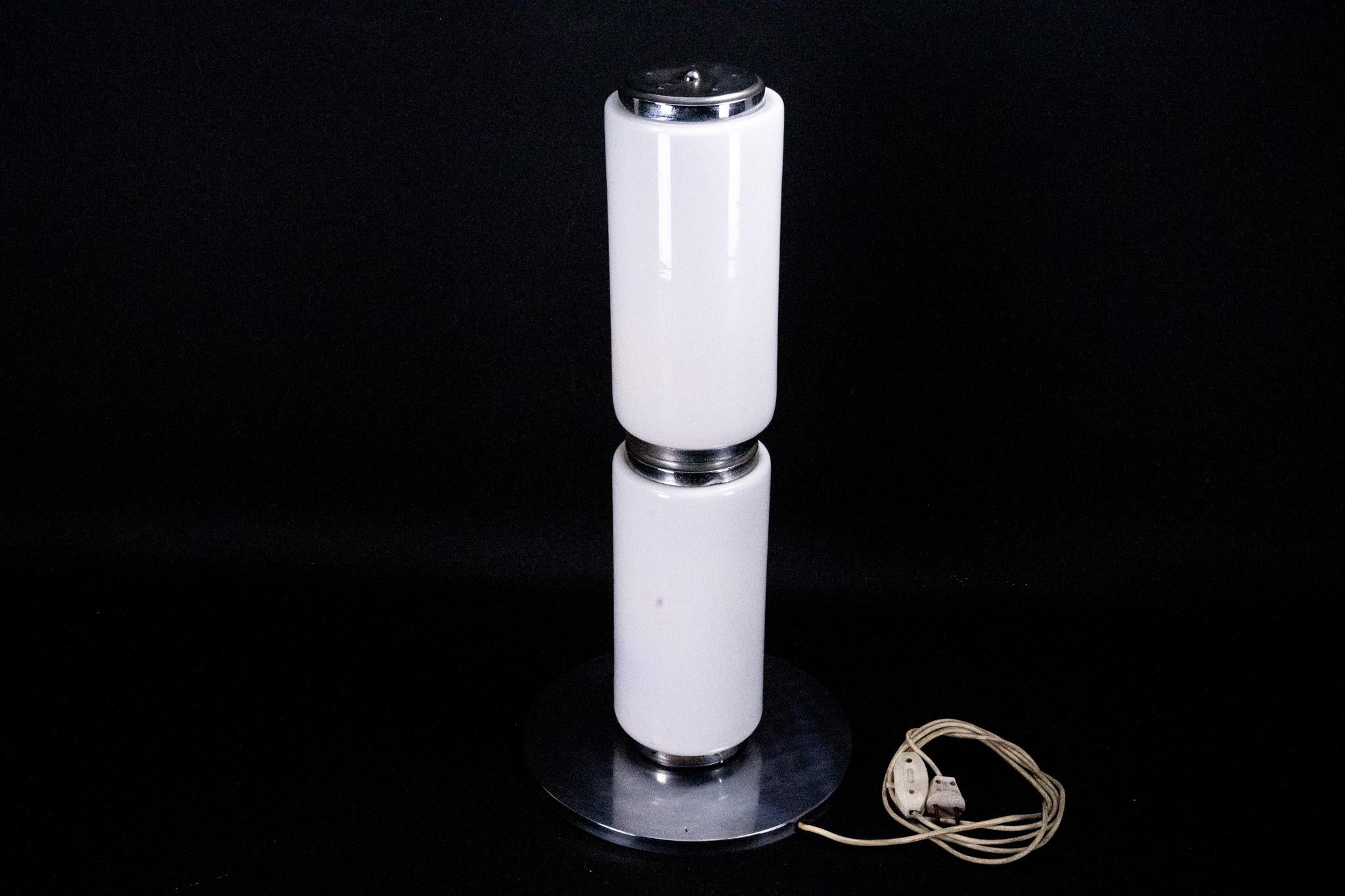 1970s Murano Glass Floor Lamp, Chrome Structure, Made in Italy For Sale 1
