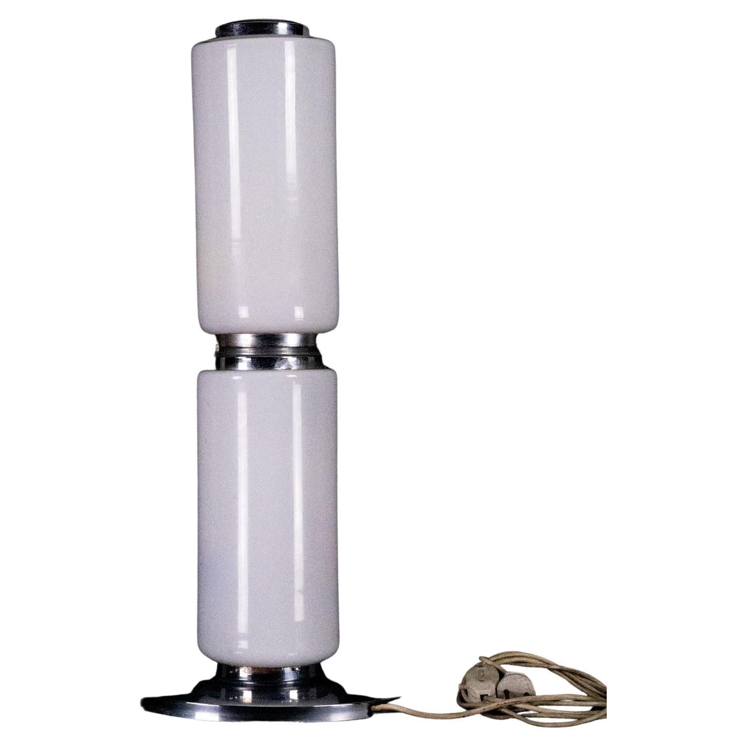 1970s Murano Glass Floor Lamp, Chrome Structure, Made in Italy For Sale