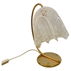 Vintage 1970s Murano Glass Handkerchief Table Lamp
