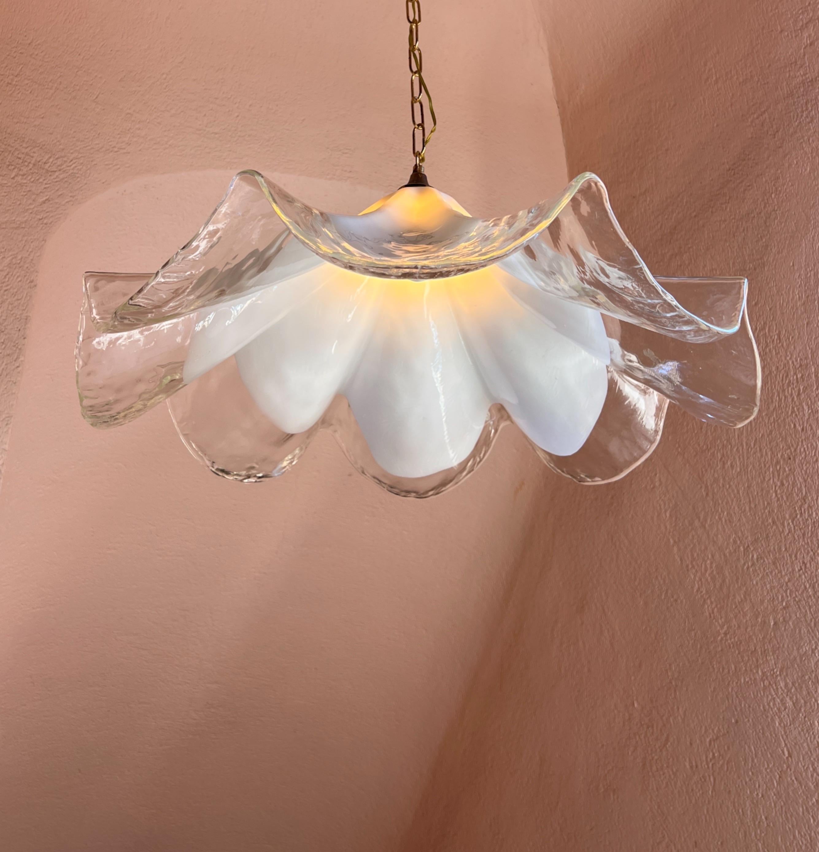 Lampada in vetro di Murano degli anni '70 di La Murrina, 1970 in vendita 3