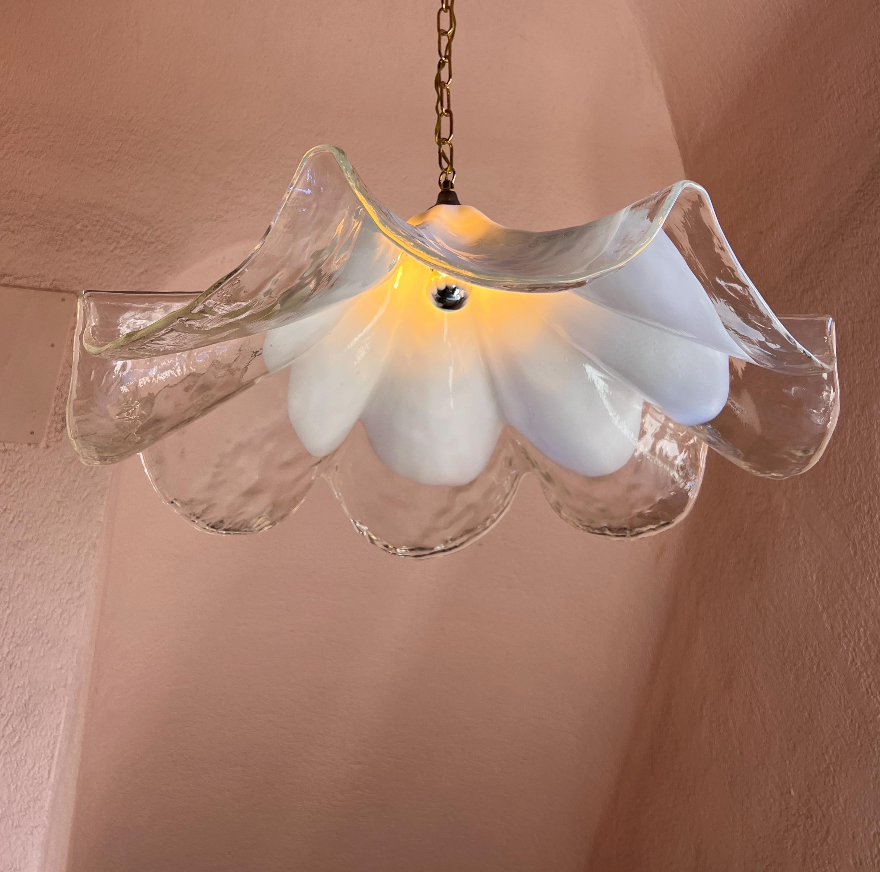 Lampada in vetro di Murano degli anni '70 di La Murrina, 1970 in vendita 6
