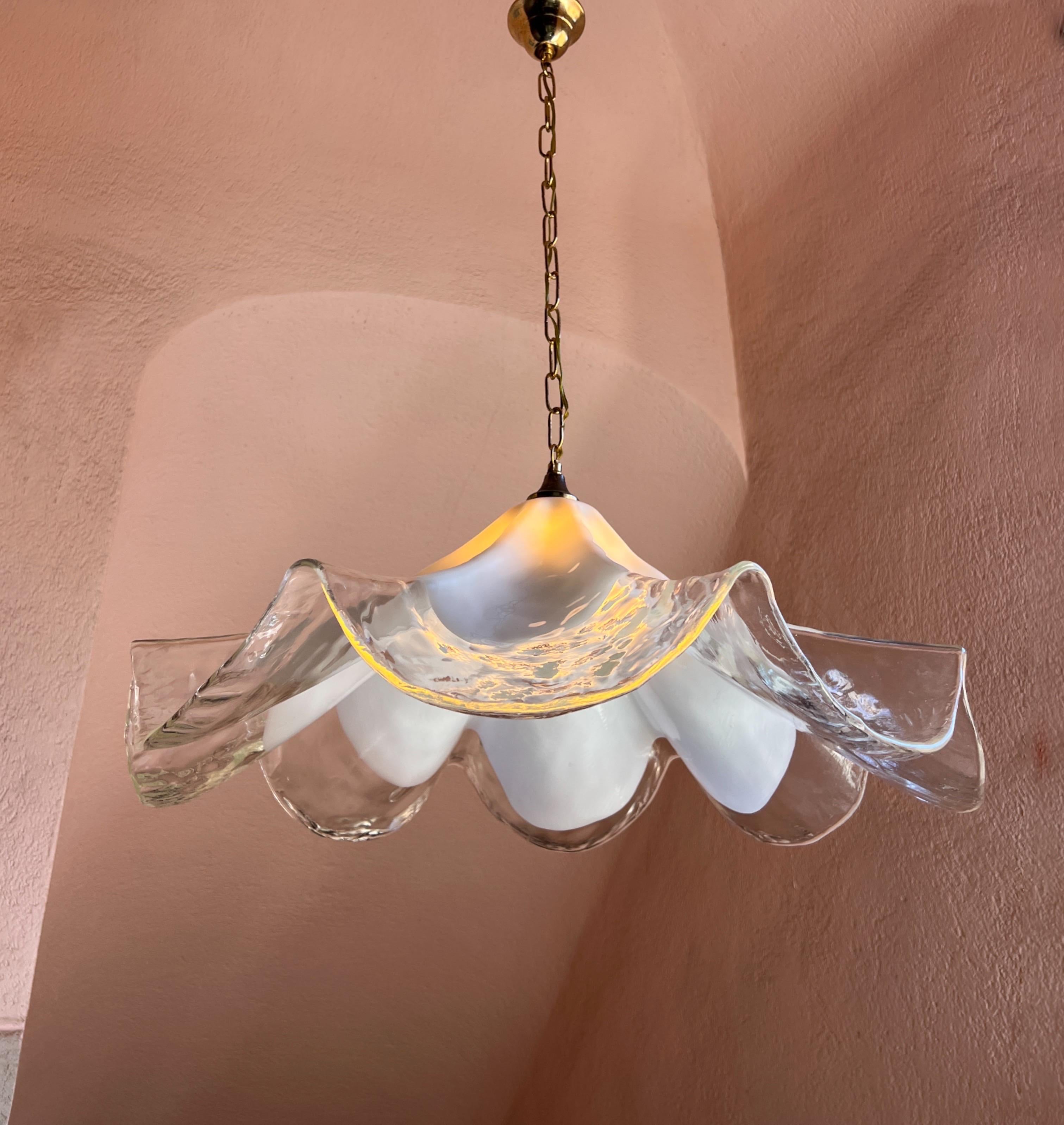 Lampada in vetro di Murano degli anni '70 di La Murrina, 1970 in vendita 8