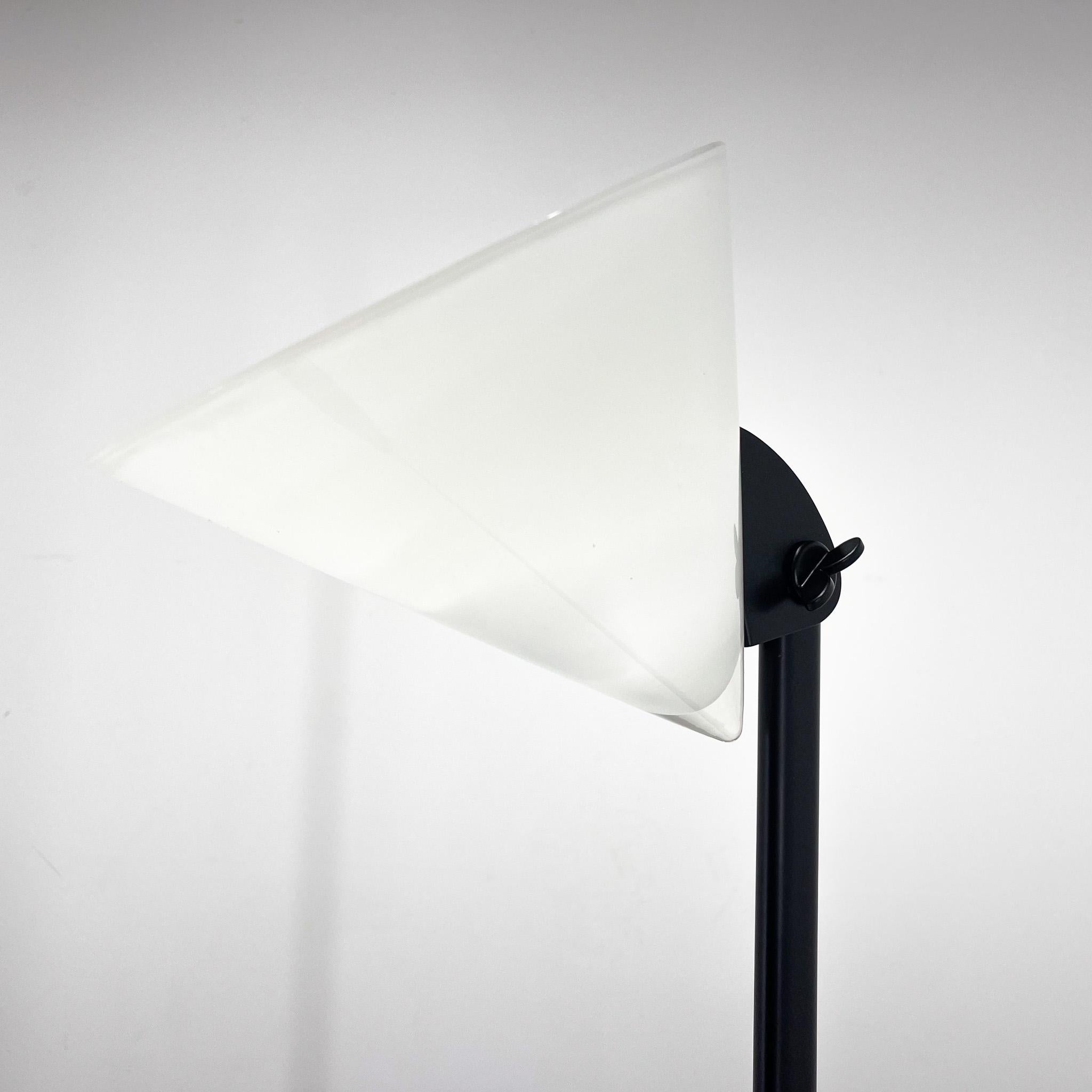 Mid-Century Modern 1970s Murano Glass & Metal Floor Lamp, Italy For Sale
