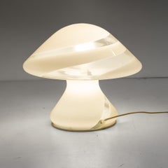 1970s Murano Glass Mushroom Table Lamp by Carlo Nason for Mazzega