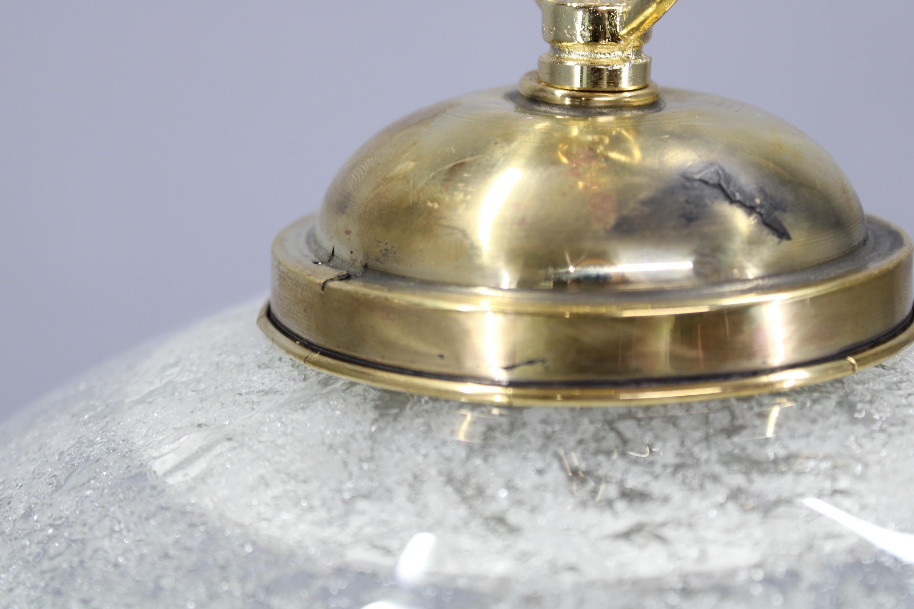 1970s Murano Glass Pendant Lamp In Good Condition For Sale In Praha, CZ