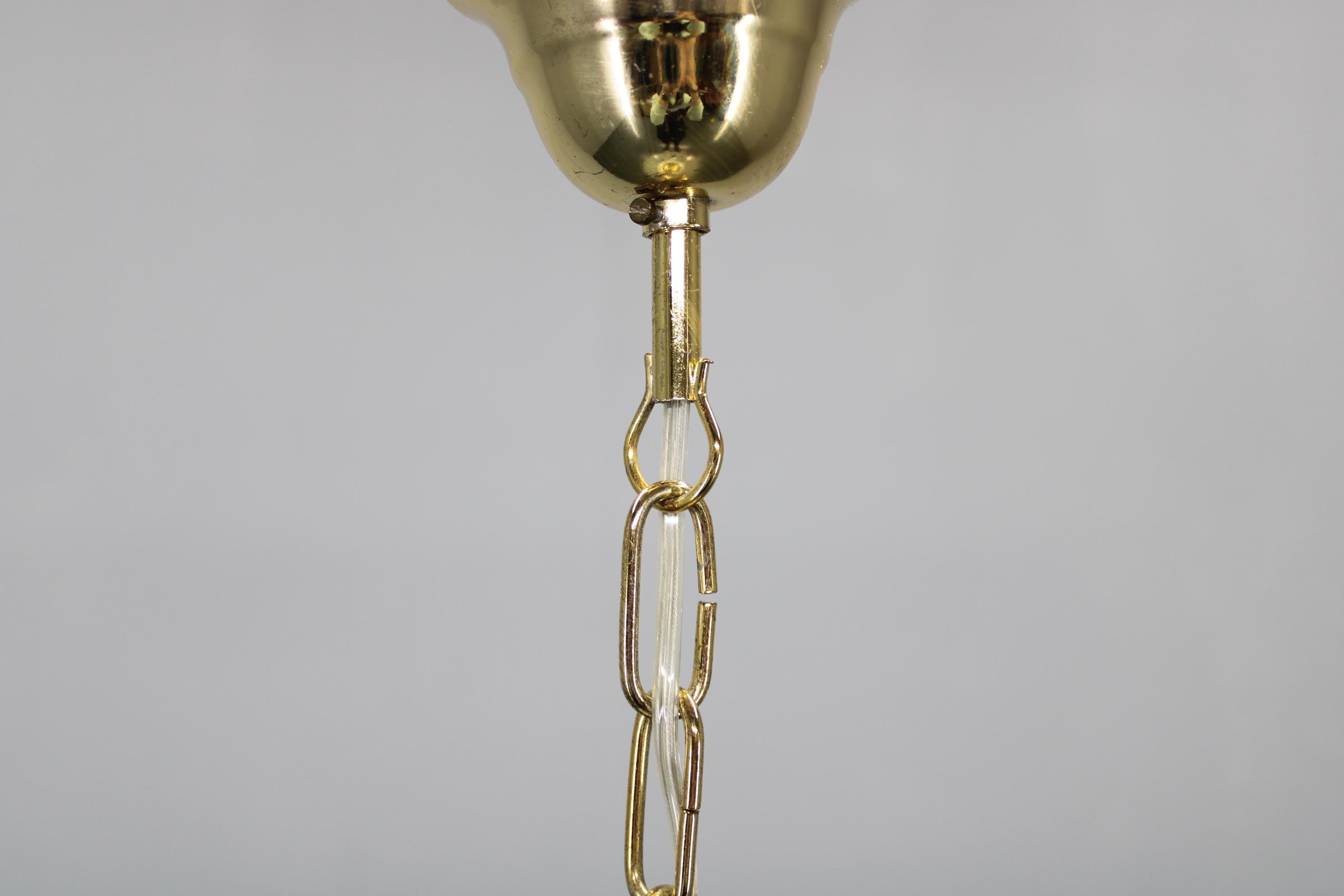 20th Century 1970s Murano Glass Pendant Lamp For Sale