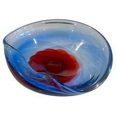 1970's Murano Italy Freeform Catch it all Bowl