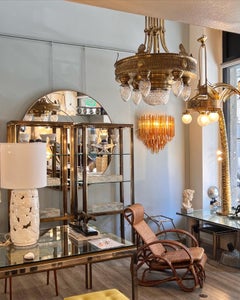 1970s Murano Orange Glass Wall Sconces Two Pieces Available