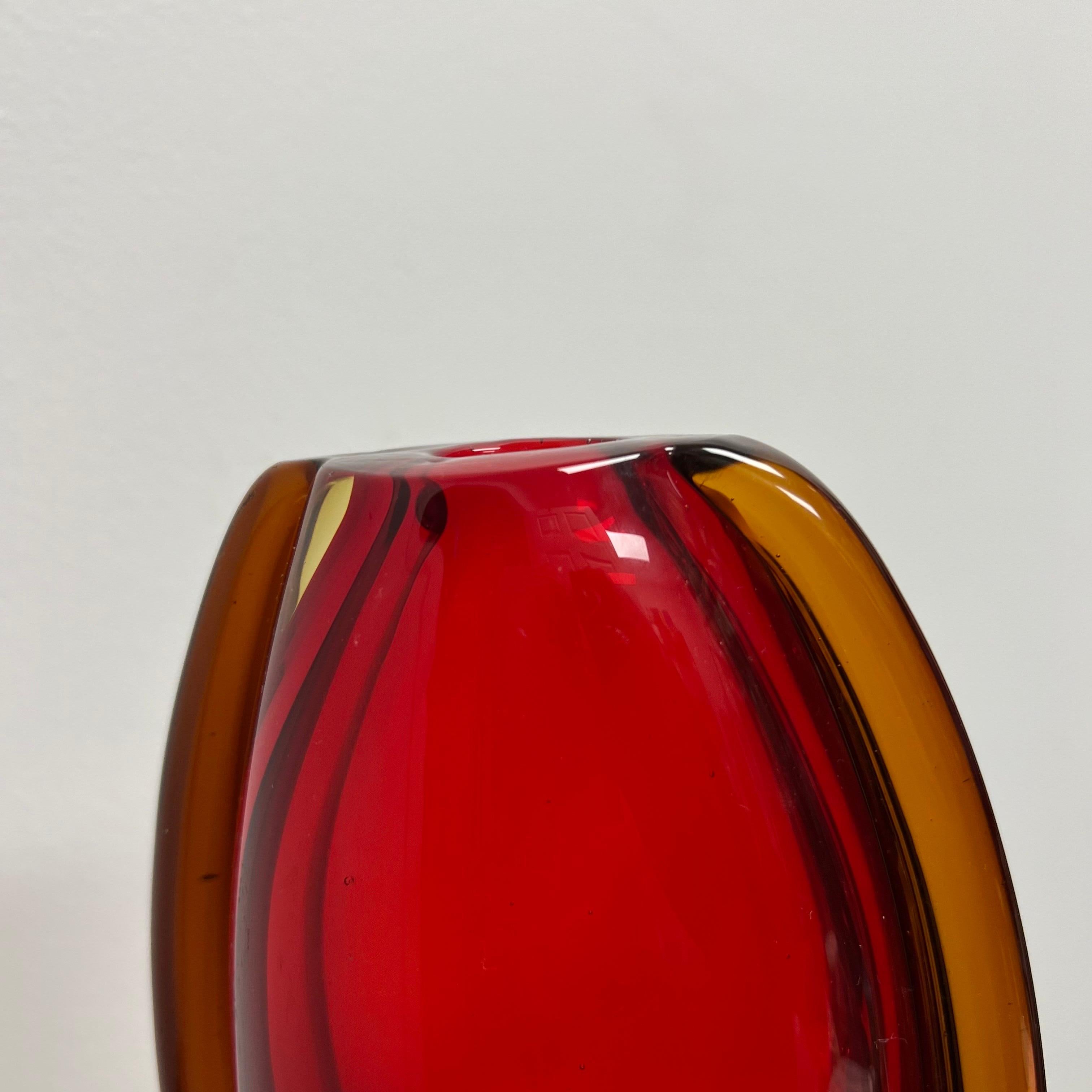 Vaso Sommerso di Murano del 1970 in vendita 3
