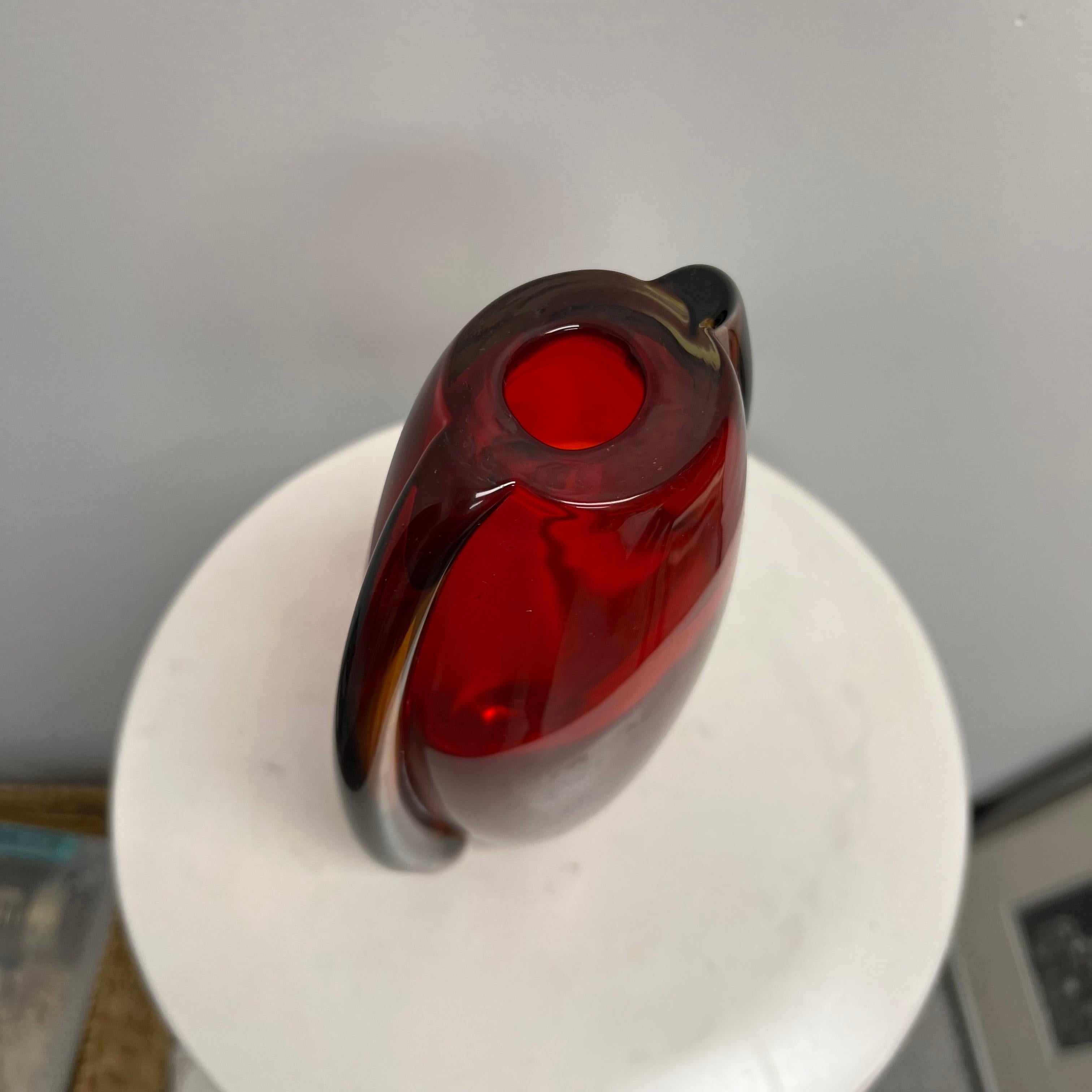 Vaso Sommerso di Murano del 1970 In condizioni buone in vendita a Charleston, SC