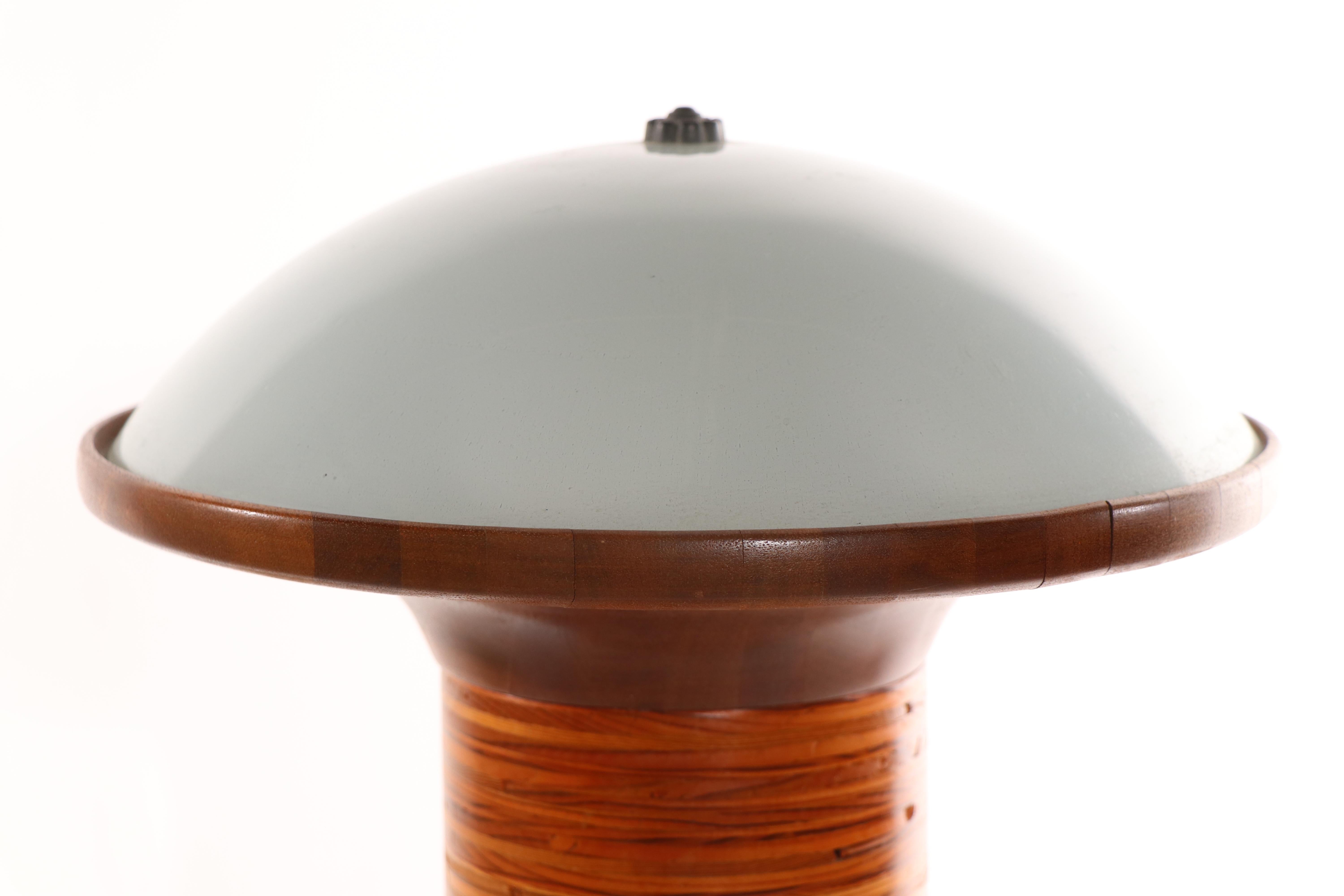 Late 20th Century 1970's Mushroom Form Table Lamp For Sale