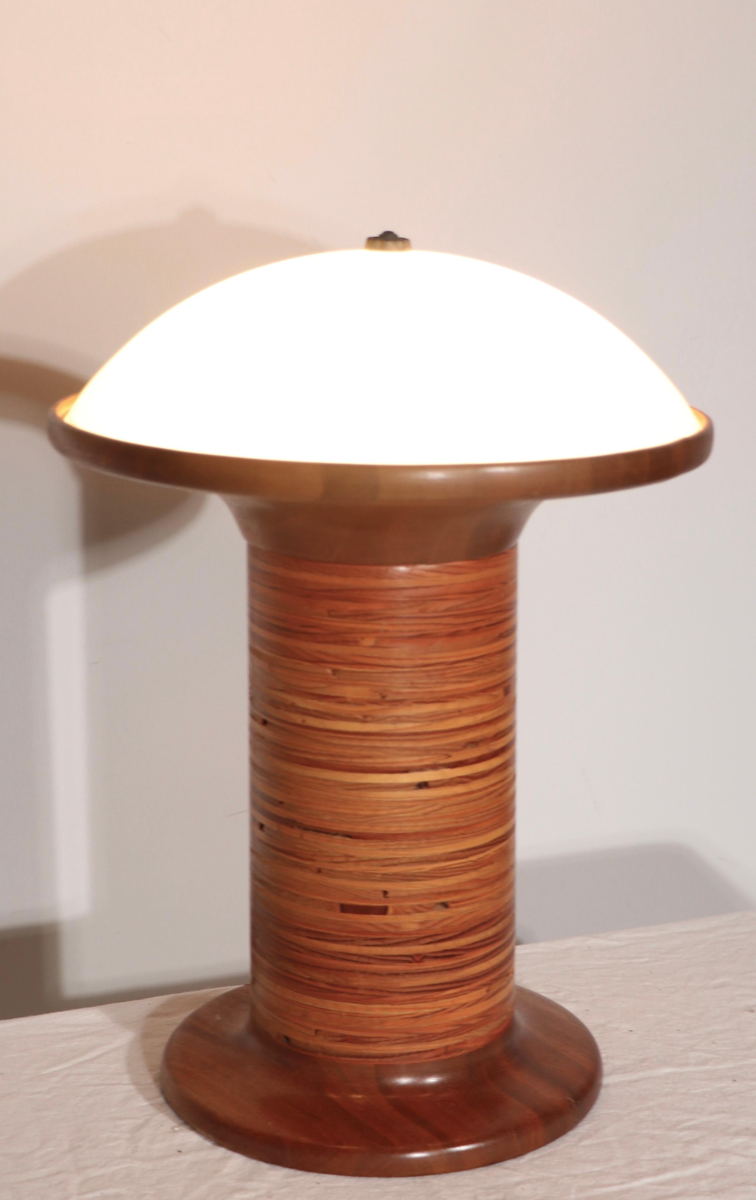 1970's Mushroom Form Table Lamp For Sale 1