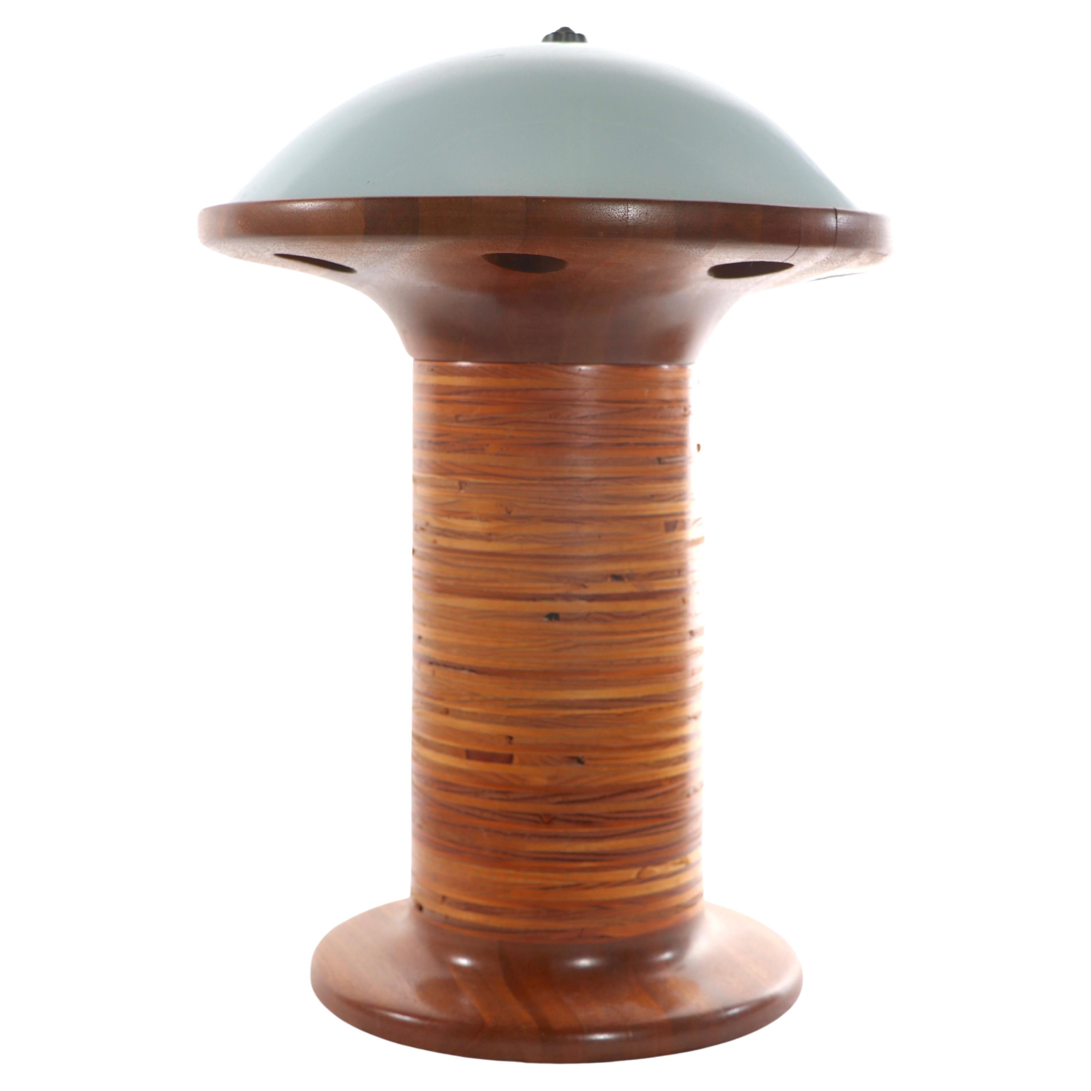 1970's Mushroom Form Table Lamp For Sale