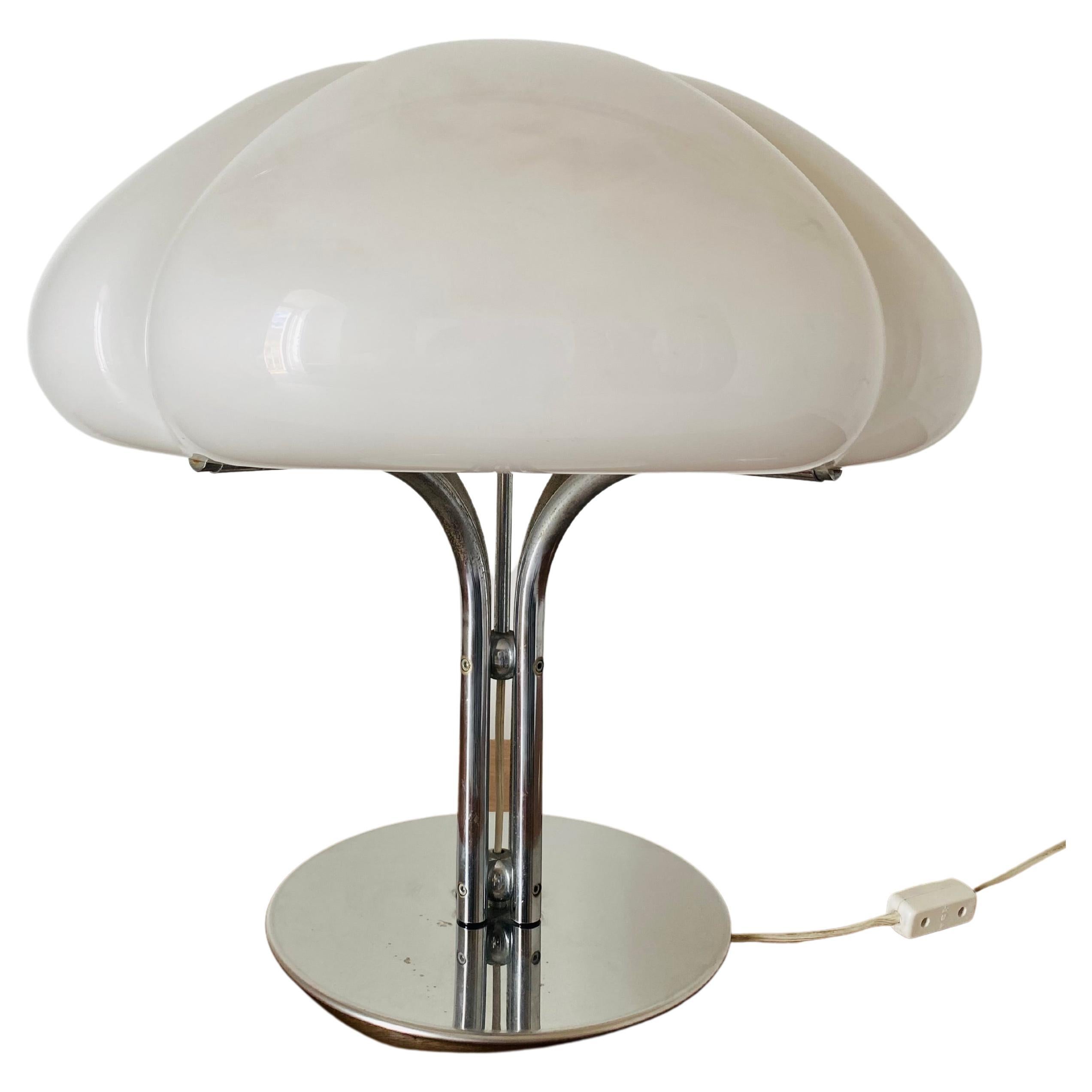 Vintage Table Lamp, Quadrifoglio model, Luigi Massoni for Guzzini, Italy 1970s