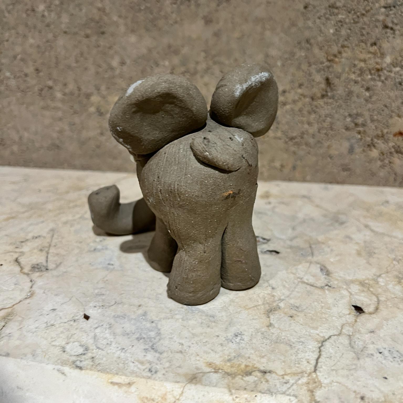 1970s Nancy Ecklund Elephant Figure Art Pottery 6