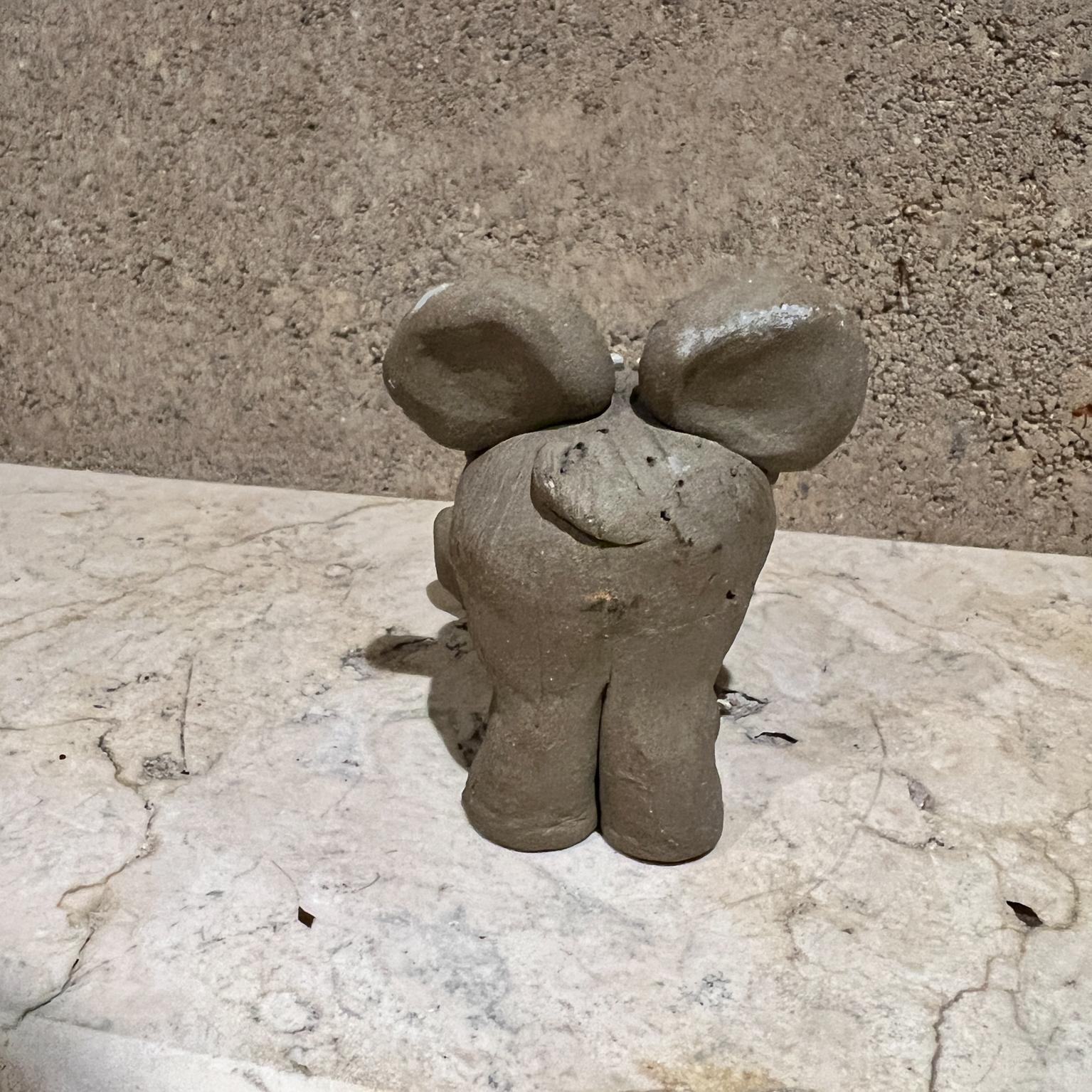 1970s Nancy Ecklund Elephant Figure Art Pottery 7
