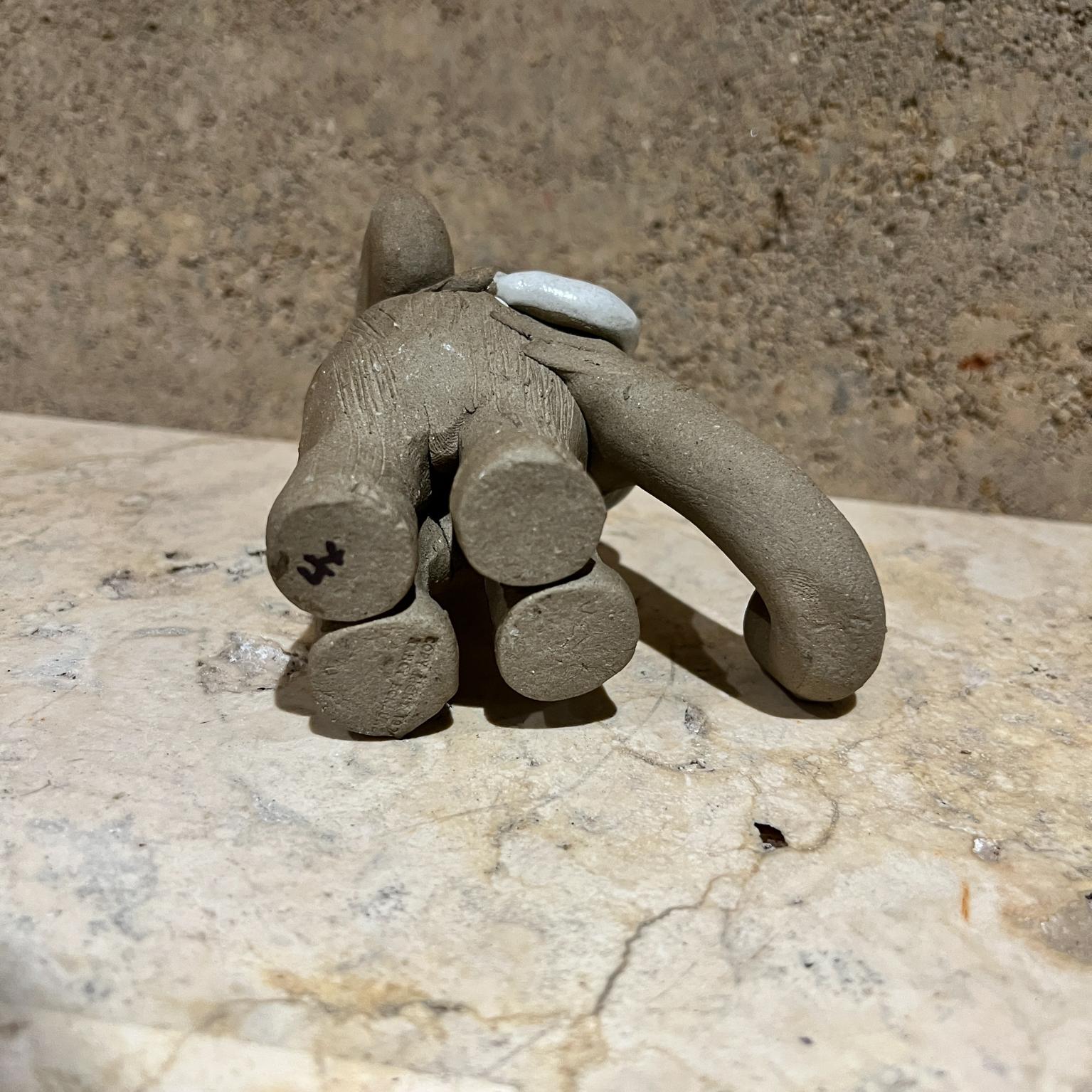 1970s Nancy Ecklund Elephant Figure Art Pottery 11