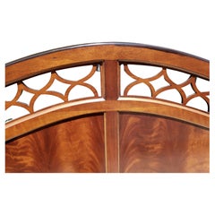 1970s National Mtairy Furniture Flame Mahogany Full Size Headboard