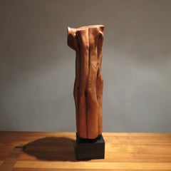 1970s Naturalistic Yew Wood Sculpture