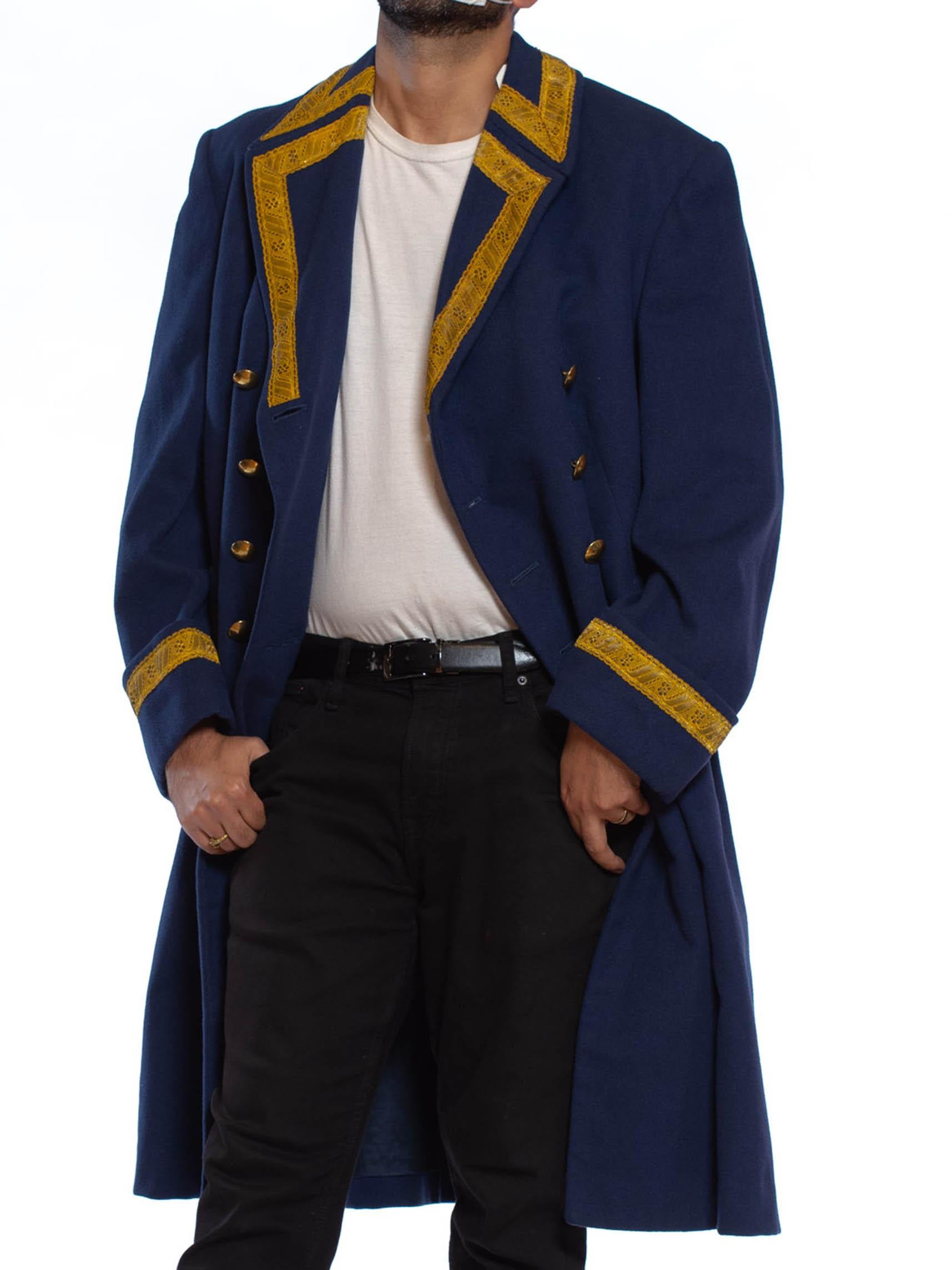 navy military coat