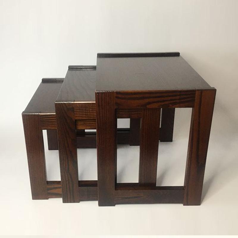 Late 20th Century 1970s Nesting Tables by Luciano Frigerio For Sale