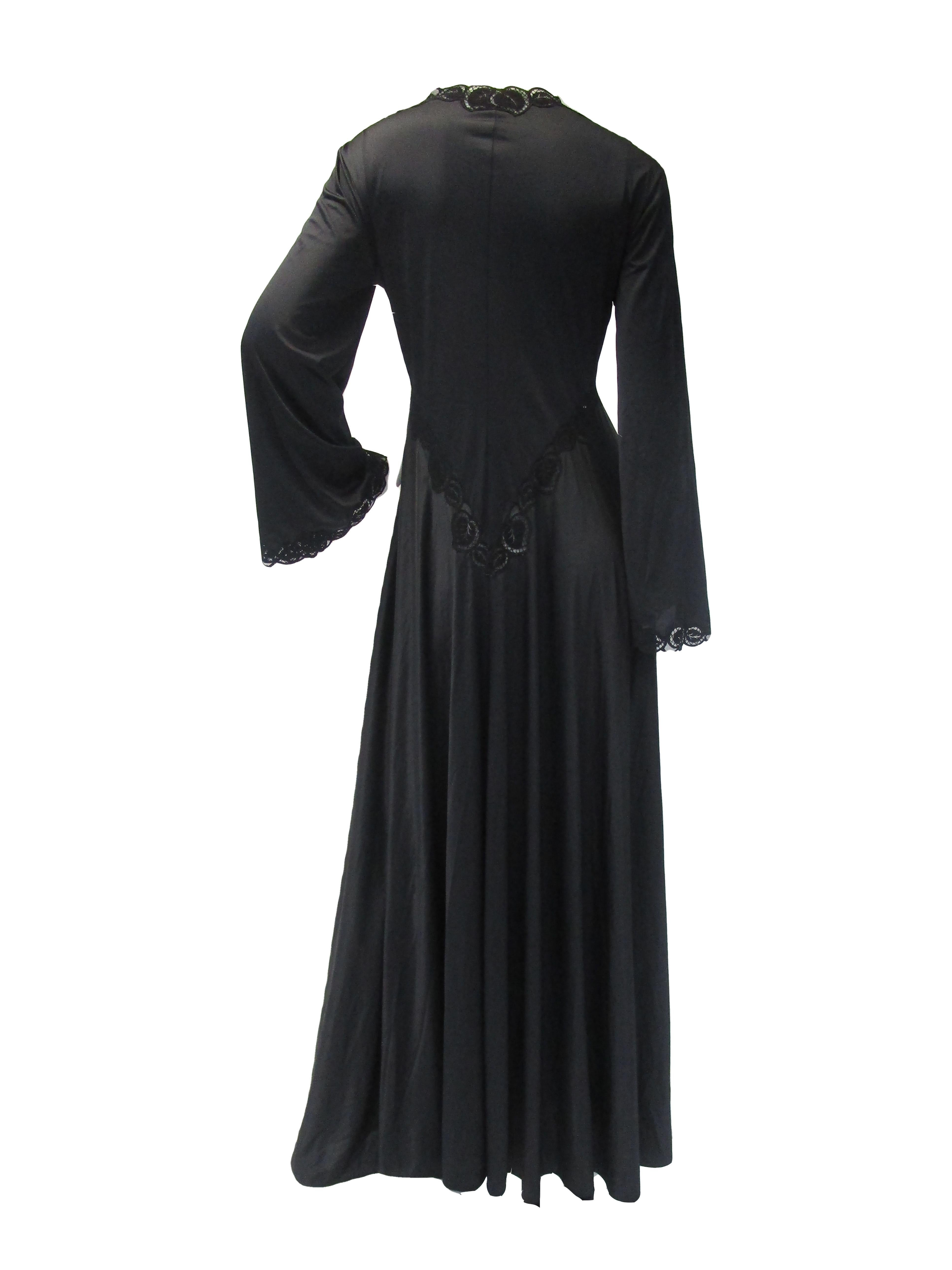 black victorian nightgown