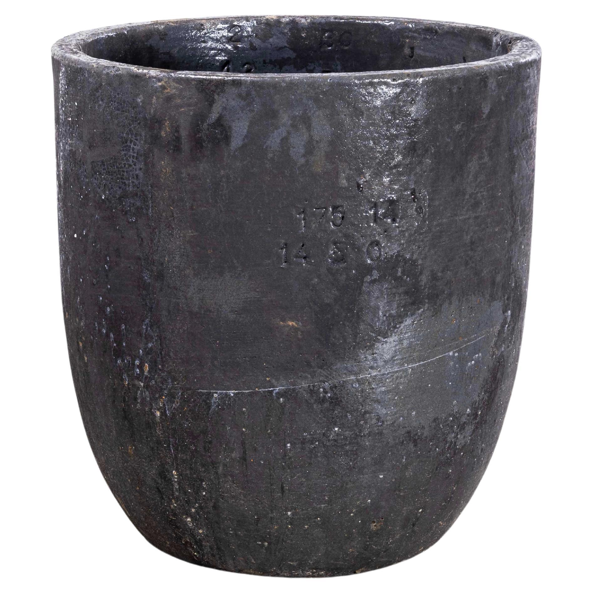 1970's New Old Stock Foundry Crucible Pot (1525.8)