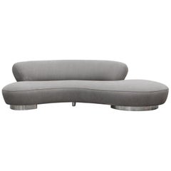 1970s New Upholstery Sofa by Vladimir Kagan