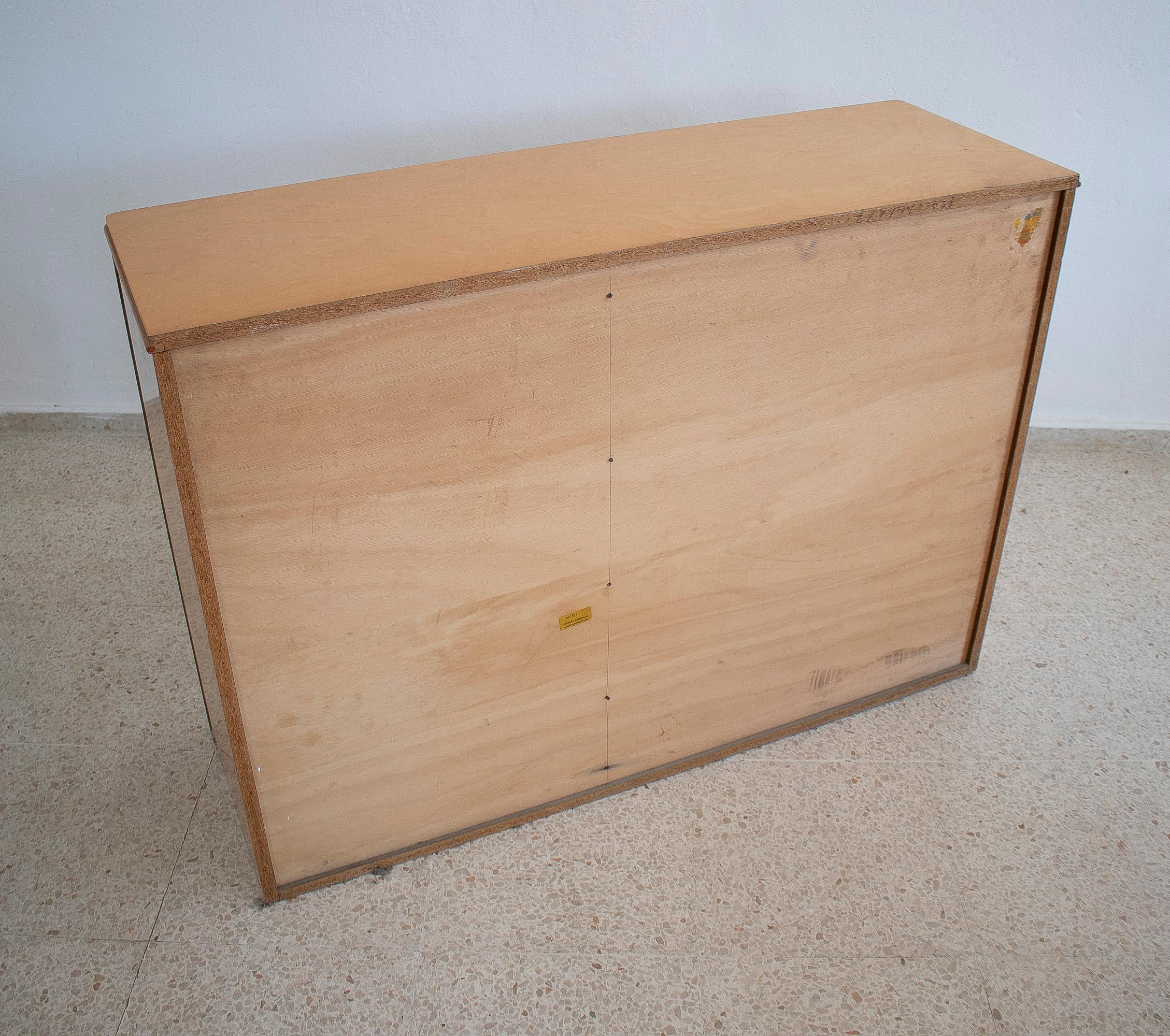 1970s Nordic Panelled Wooden Drinks Cabinet For Sale 9