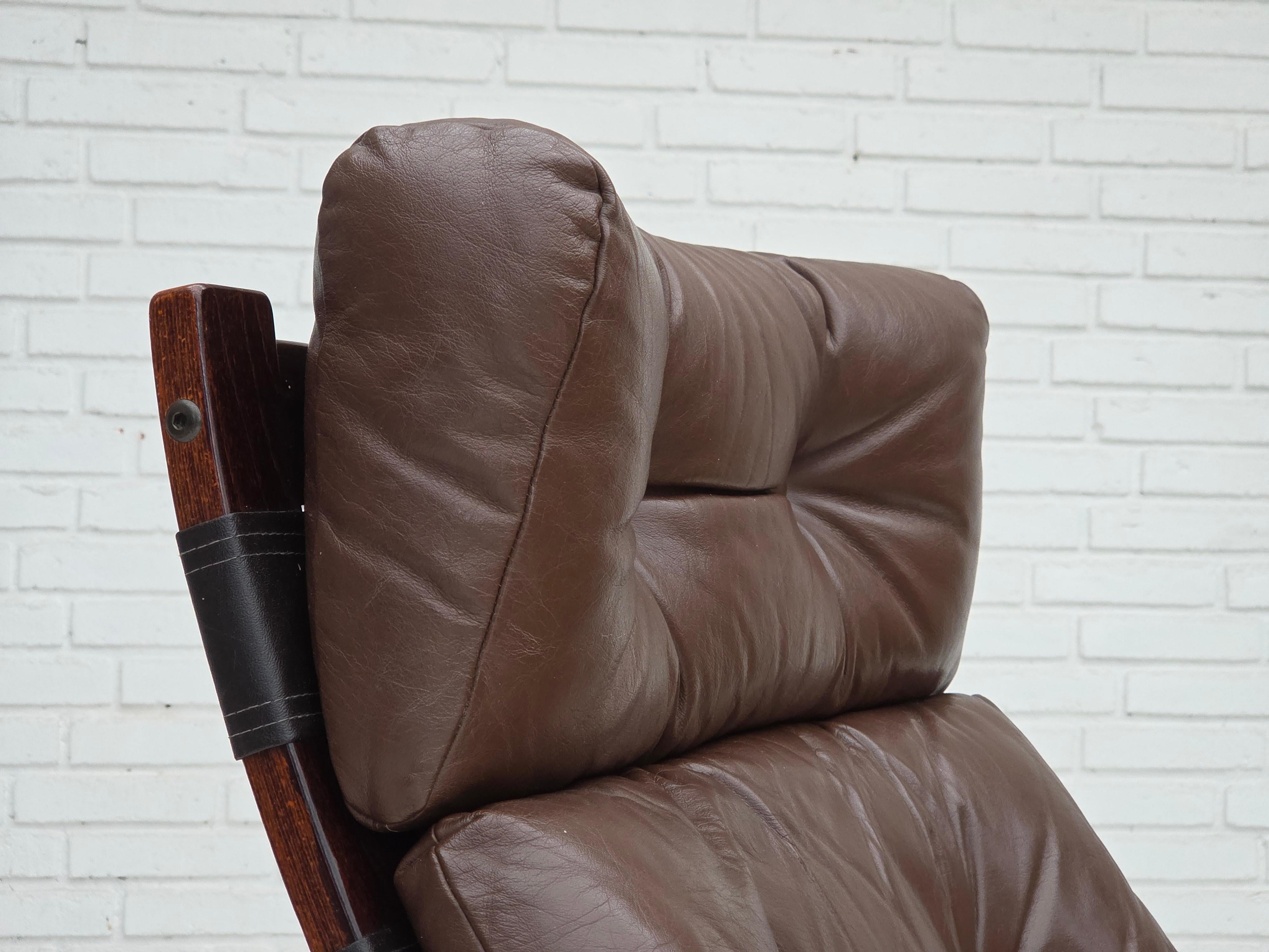 Années 1970, Design/One norvégien par Erde & Nordhal Solheim, chaise longue, modèle 