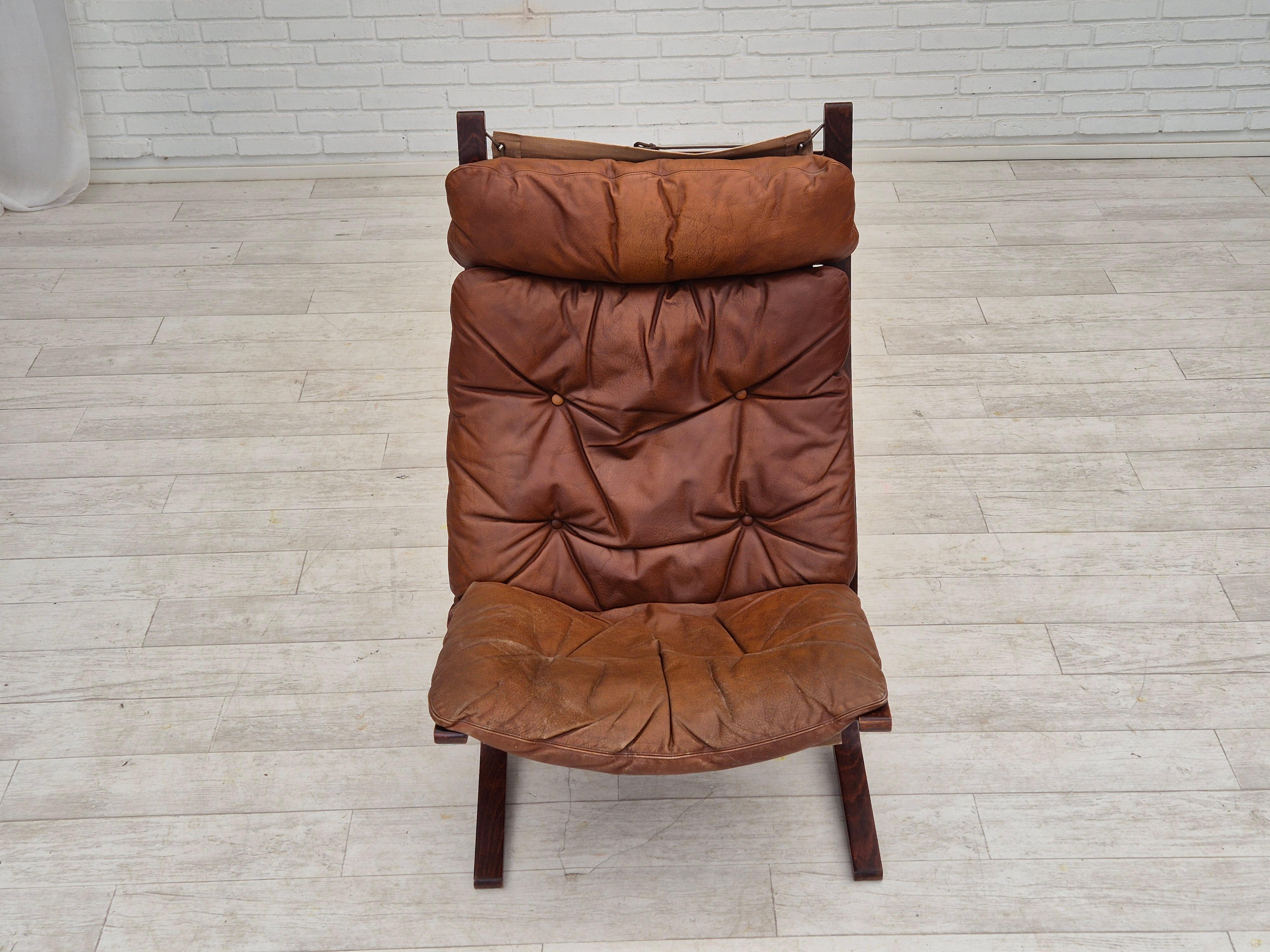 Norvégien 1970, design norvégien d'Ingmar Relling, modèle « Siesta » pour Westnofa, original