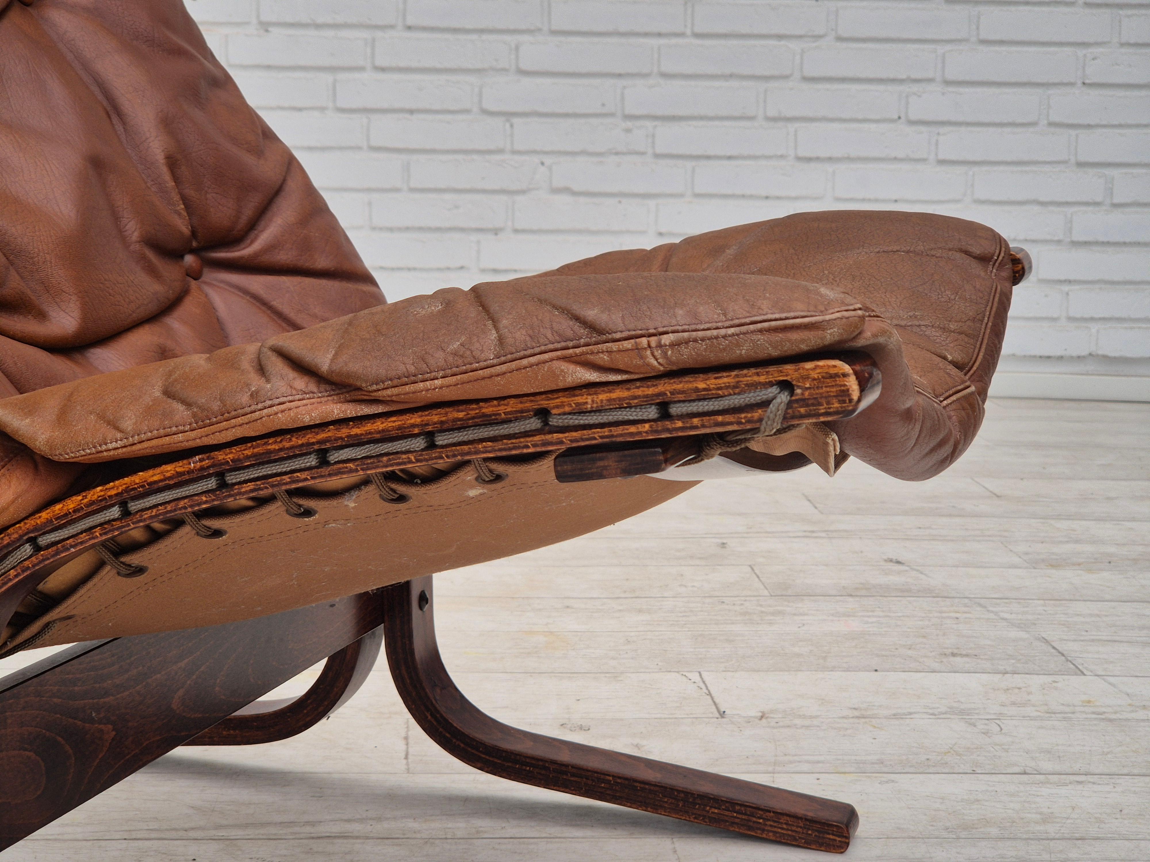 1970, design norvégien d'Ingmar Relling, modèle « Siesta » pour Westnofa, original 2