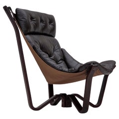 1970s, Norwegian design by Jim Myrstad, loungechair, model "Viking".