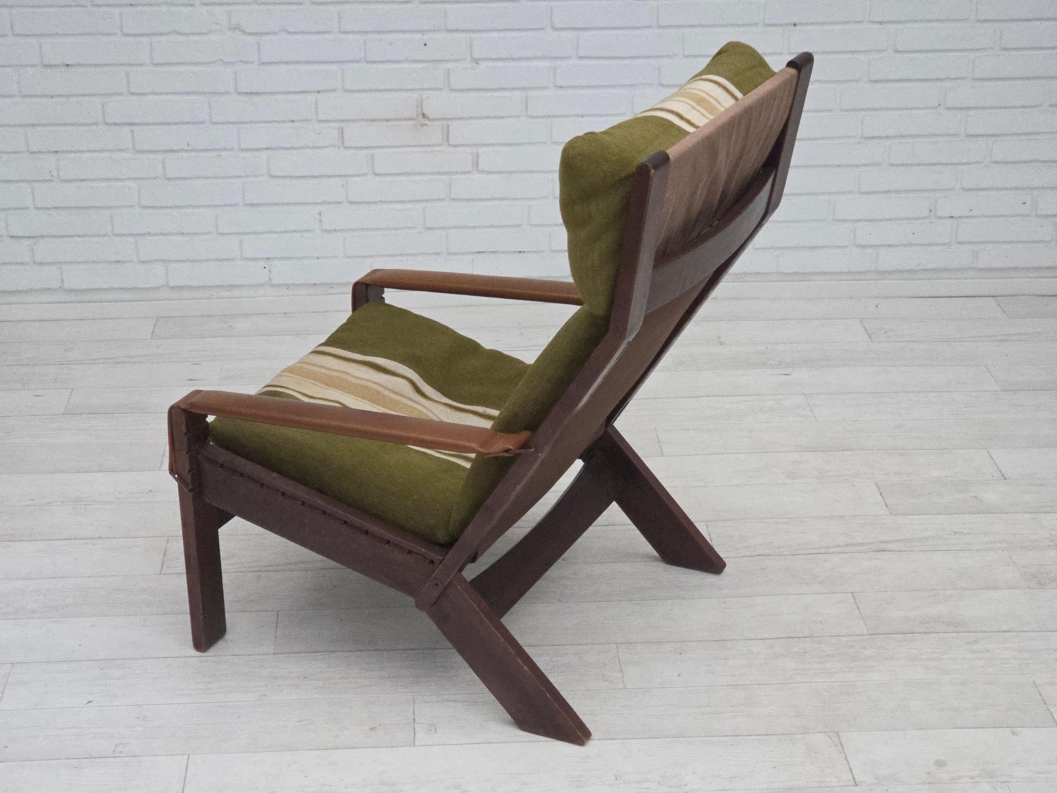 1970er Jahre, norwegisches Design von Peter Opsvik für Westnofa, Hochlehner-Sessel. (Norwegisch) im Angebot