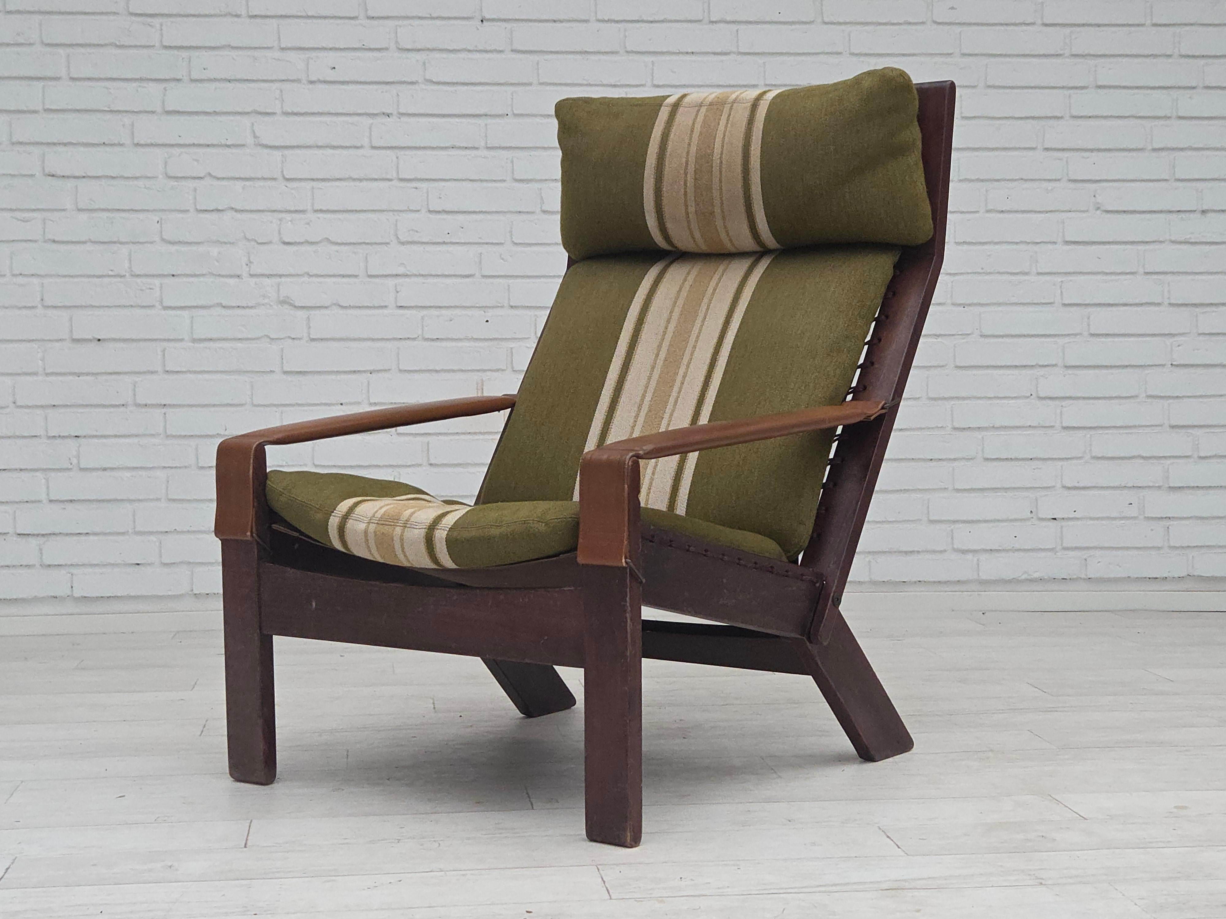 1970er Jahre, norwegisches Design von Peter Opsvik für Westnofa, Hochlehner-Sessel. im Zustand „Gut“ im Angebot in Tarm, 82