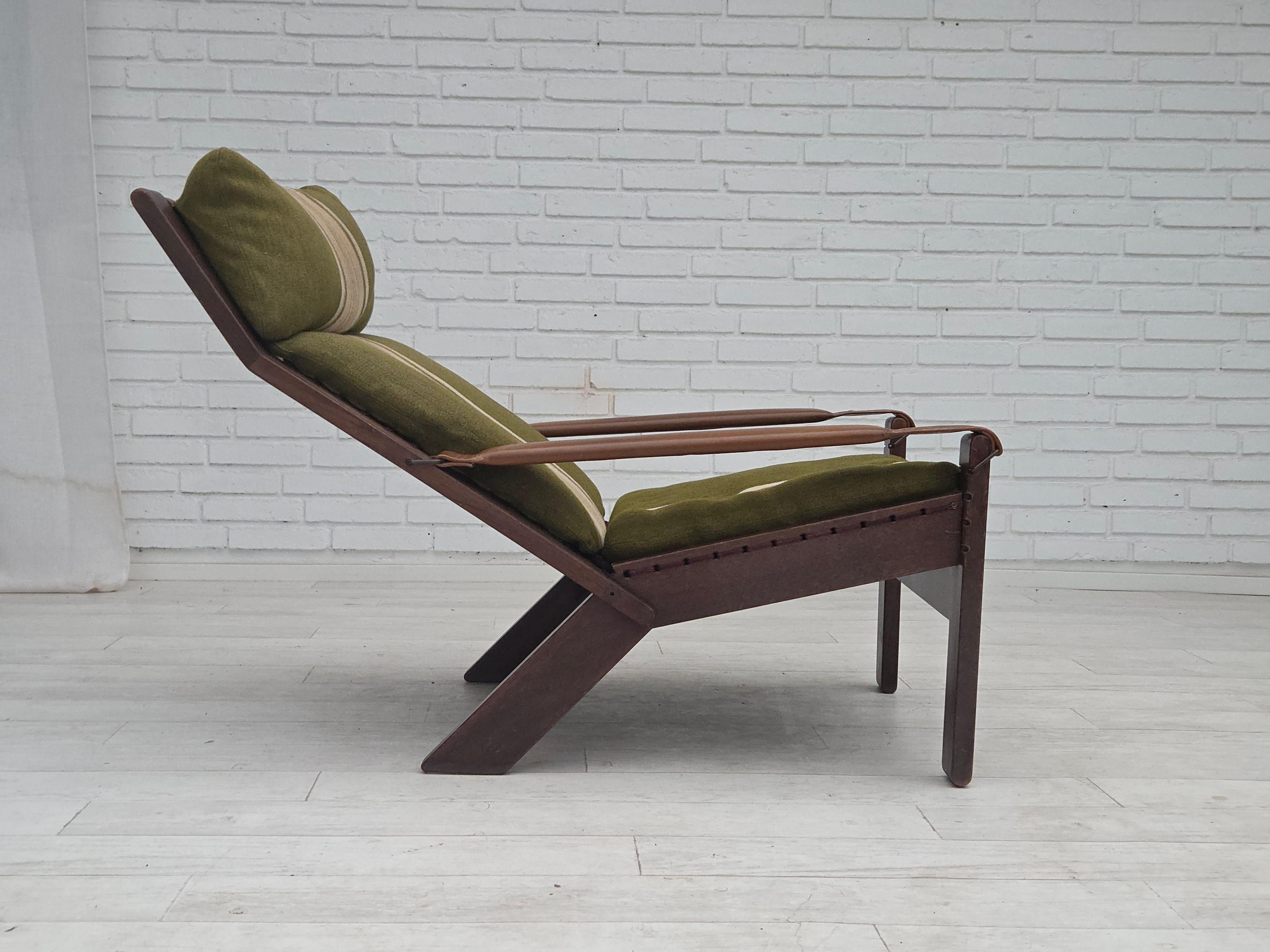 1970er Jahre, norwegisches Design von Peter Opsvik für Westnofa, Hochlehner-Sessel. (Ende des 20. Jahrhunderts) im Angebot
