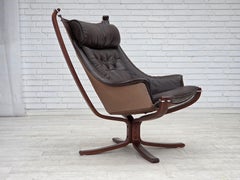 1970s, Norwegian design by Sigurd Ressel, lounge chair model "Falcon".