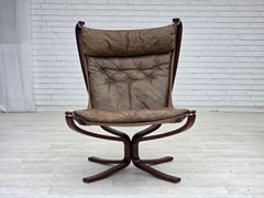 1970s, Norwegian design by Sigurd Ressel, lounge chair, model "Falcon".