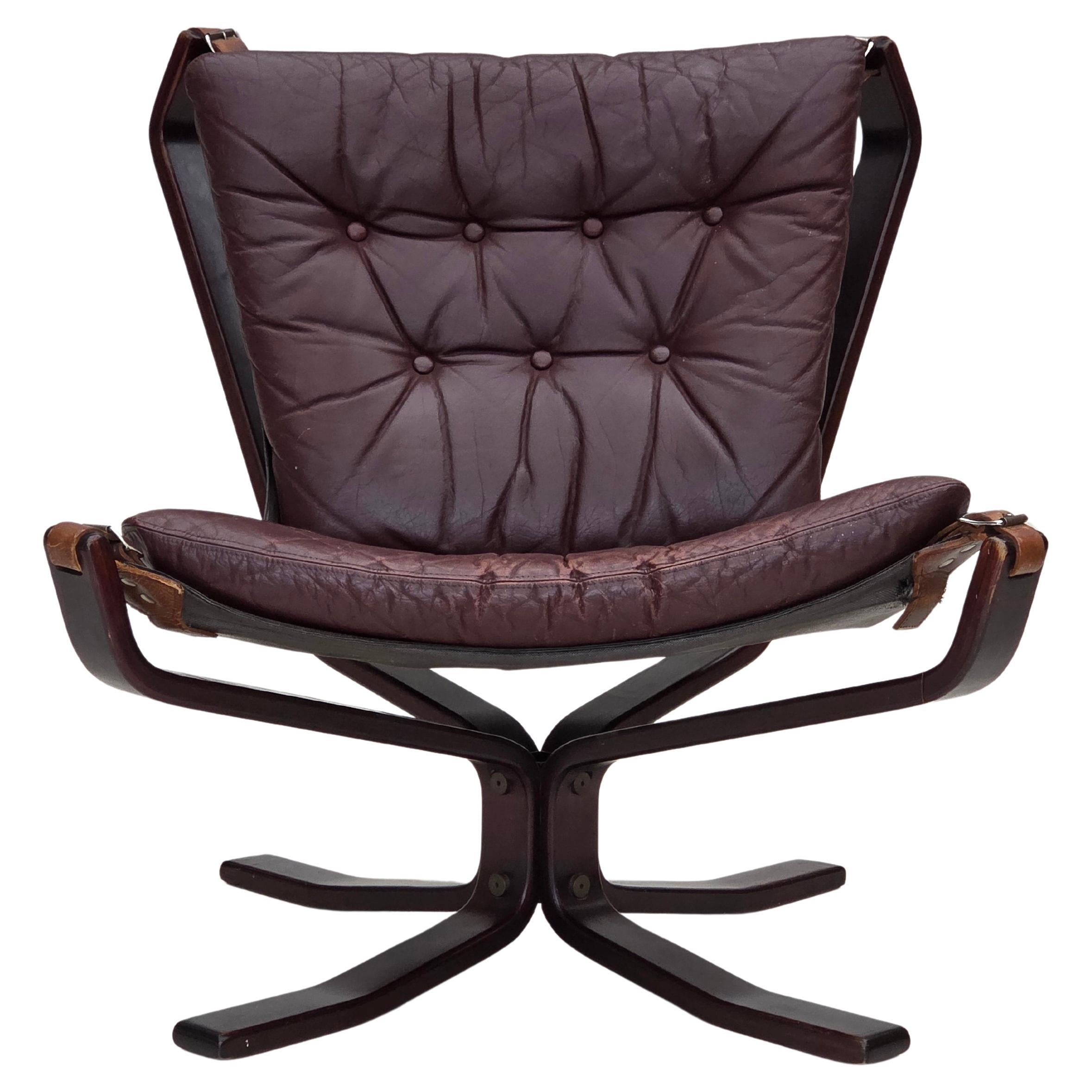 1970s, Norwegian design by Sigurd Ressel, lounge chair, model "Falcon".