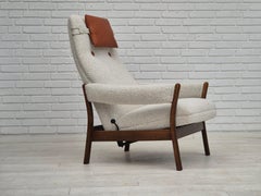 1970s, Norwegian design by Stokke Fabrikker, reupholstered armchair.
