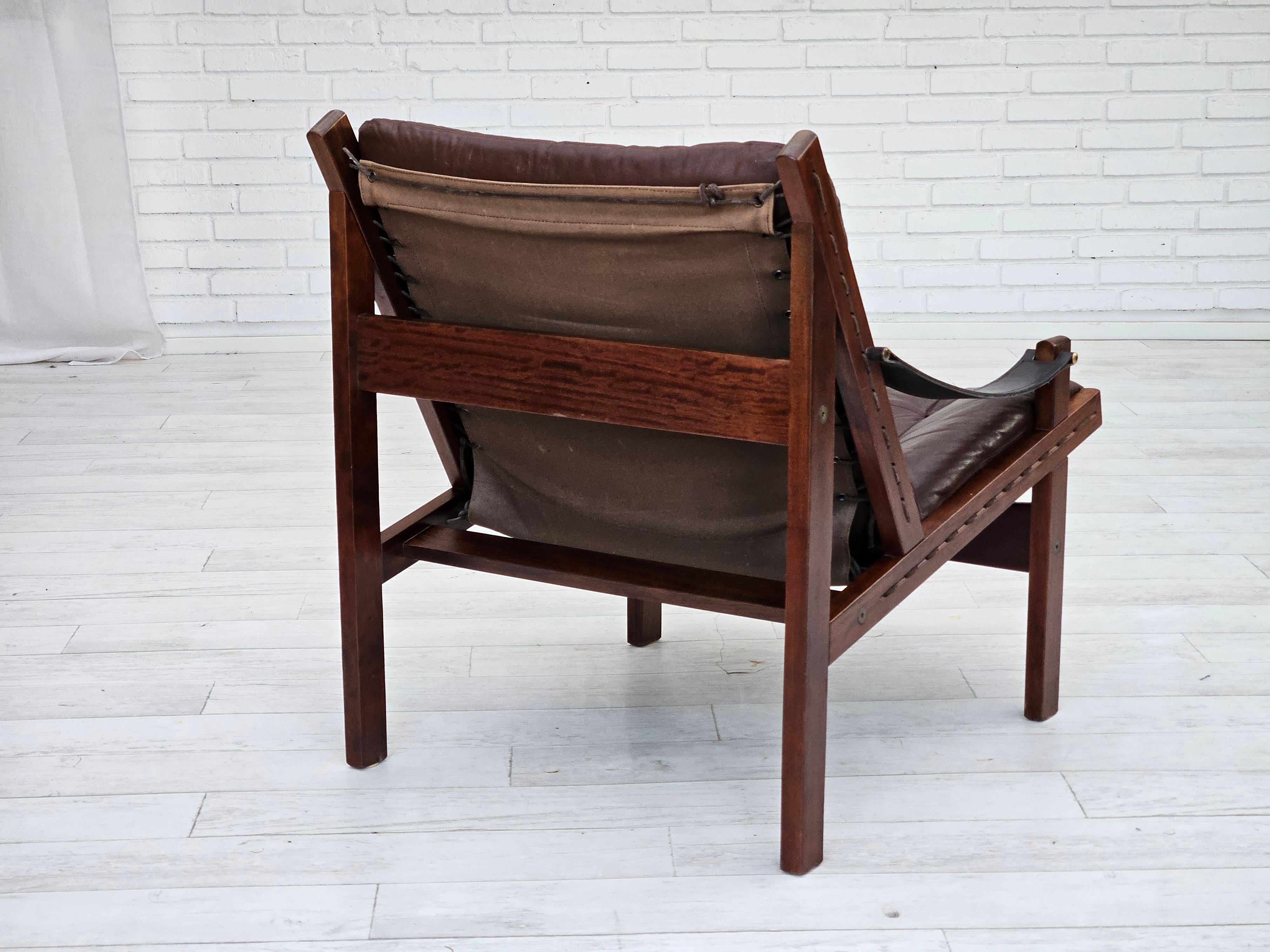 Leather 1970s, Norwegian design by Torbjørn Afdal, 