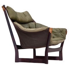 1970s, Norwegian design by Tormod Alnæs for Sørlie Møbler, "Trega" lounge chair.