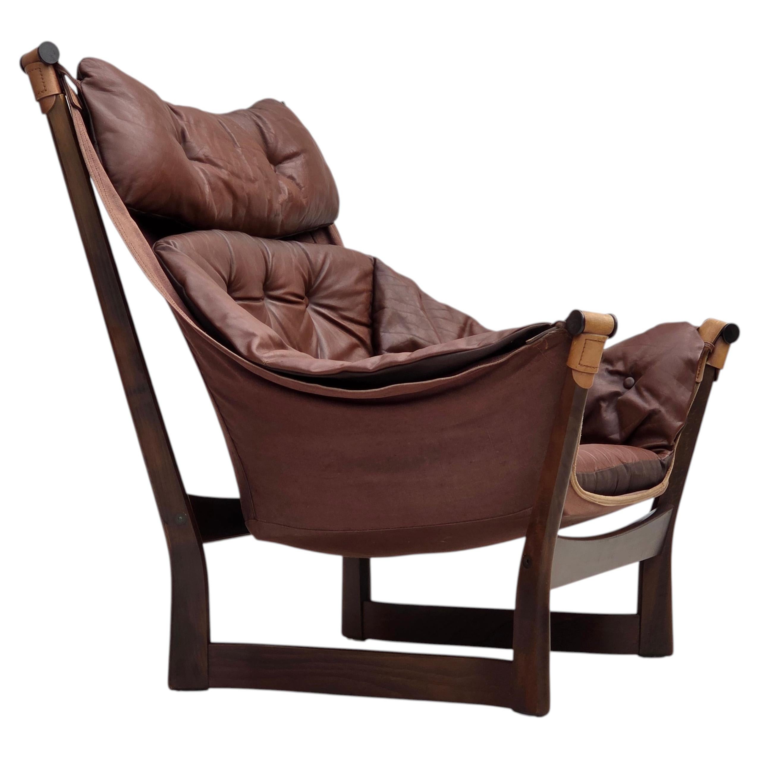 1970s, Norwegian design by Tormod Alnaes, "Trega" loungechair.