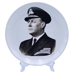 Vintage 1970s Norwegian King OLAV V Commemorative Plate